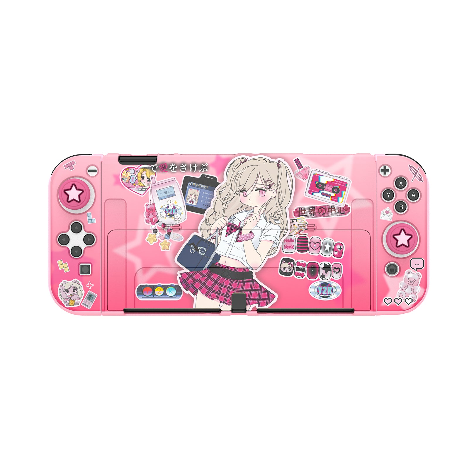 IINE Pink Protective Case for Switch Oled