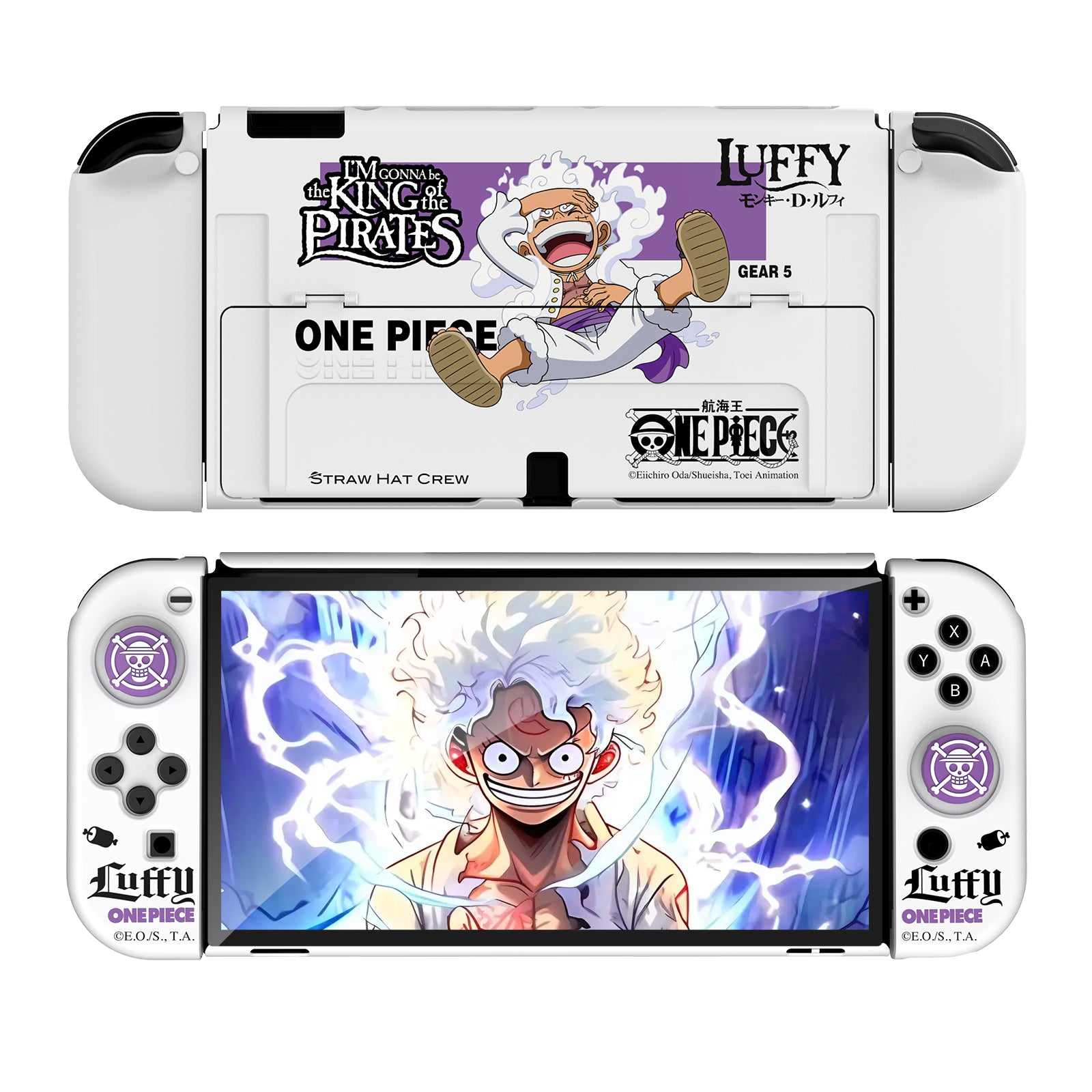 IINE Cartoon Protective Case Cover OLED Console for Nintendo Switch OLED