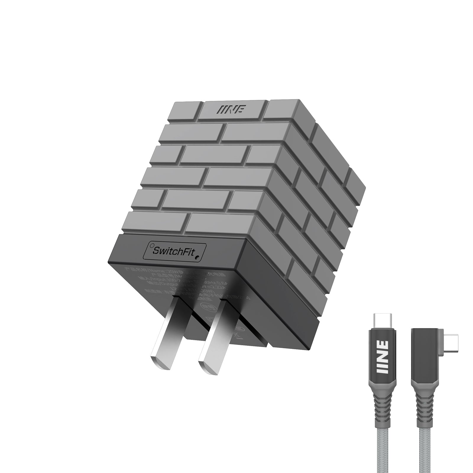 IINE 2-in-1 Mini 20W Charging & Video Converter for Switch 4K30HZ 1080P60HZ