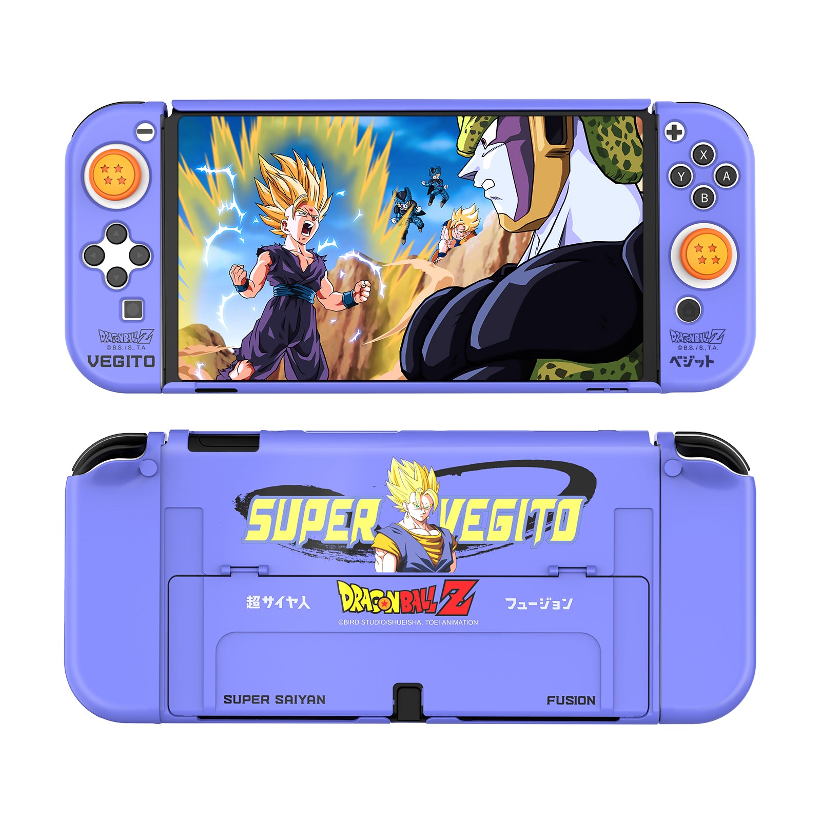 IINE DragonBall Vegito & Majin Protective Case Cover OLED Console for Nintendo Switch OLED