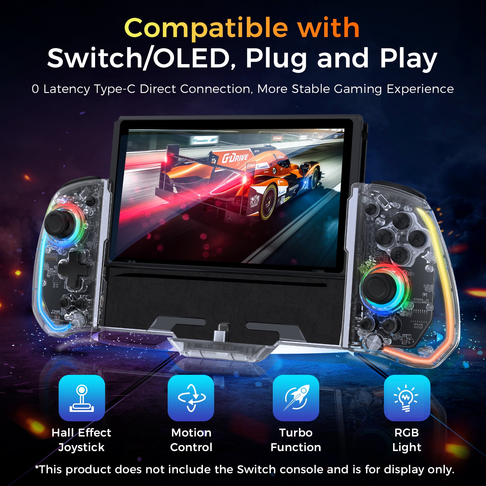 IINE Switch Handheld One-Piece Joypad Controller