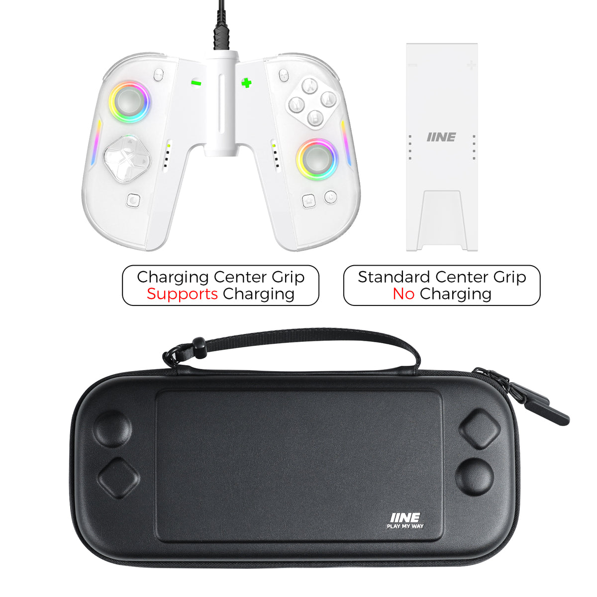 IINE Twin Lumina Wireless Joypad for Switch 2