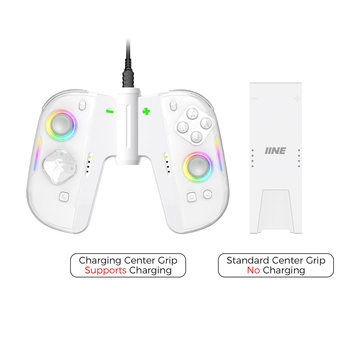 IINE Twin Lumina Wireless Joypad for Switch 2