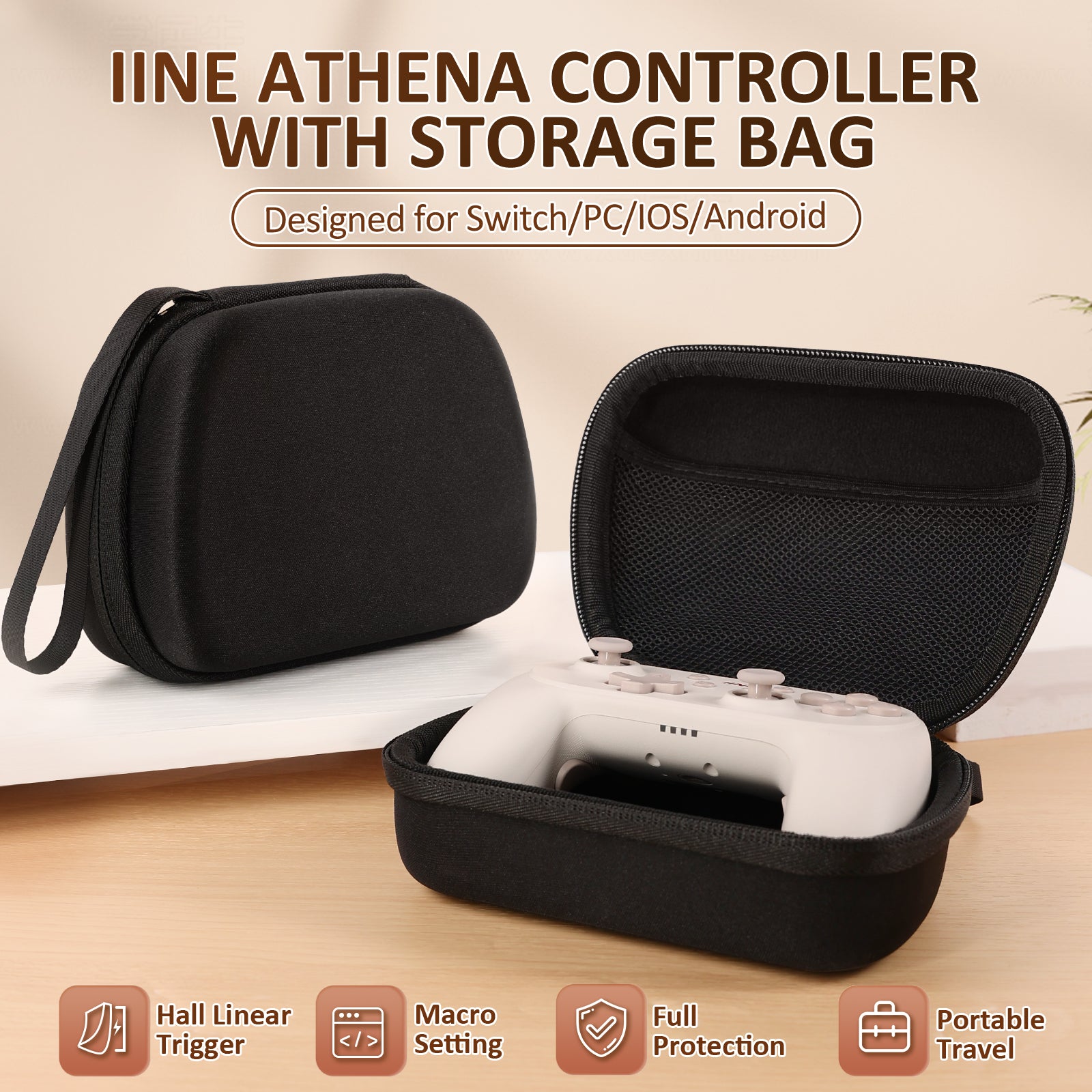 lINE Athena Wireless Controller in White for Switch/PC/iOS/Android