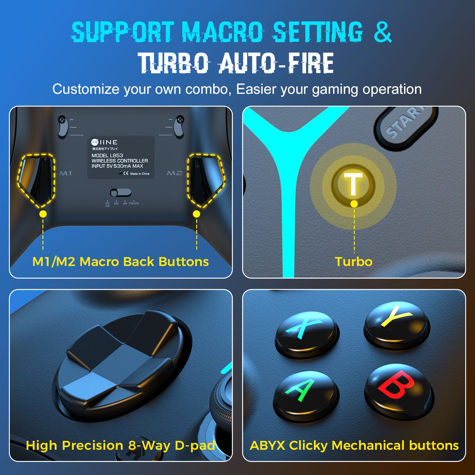 IINE Sirius PC Controller Upgrade Hall Effect