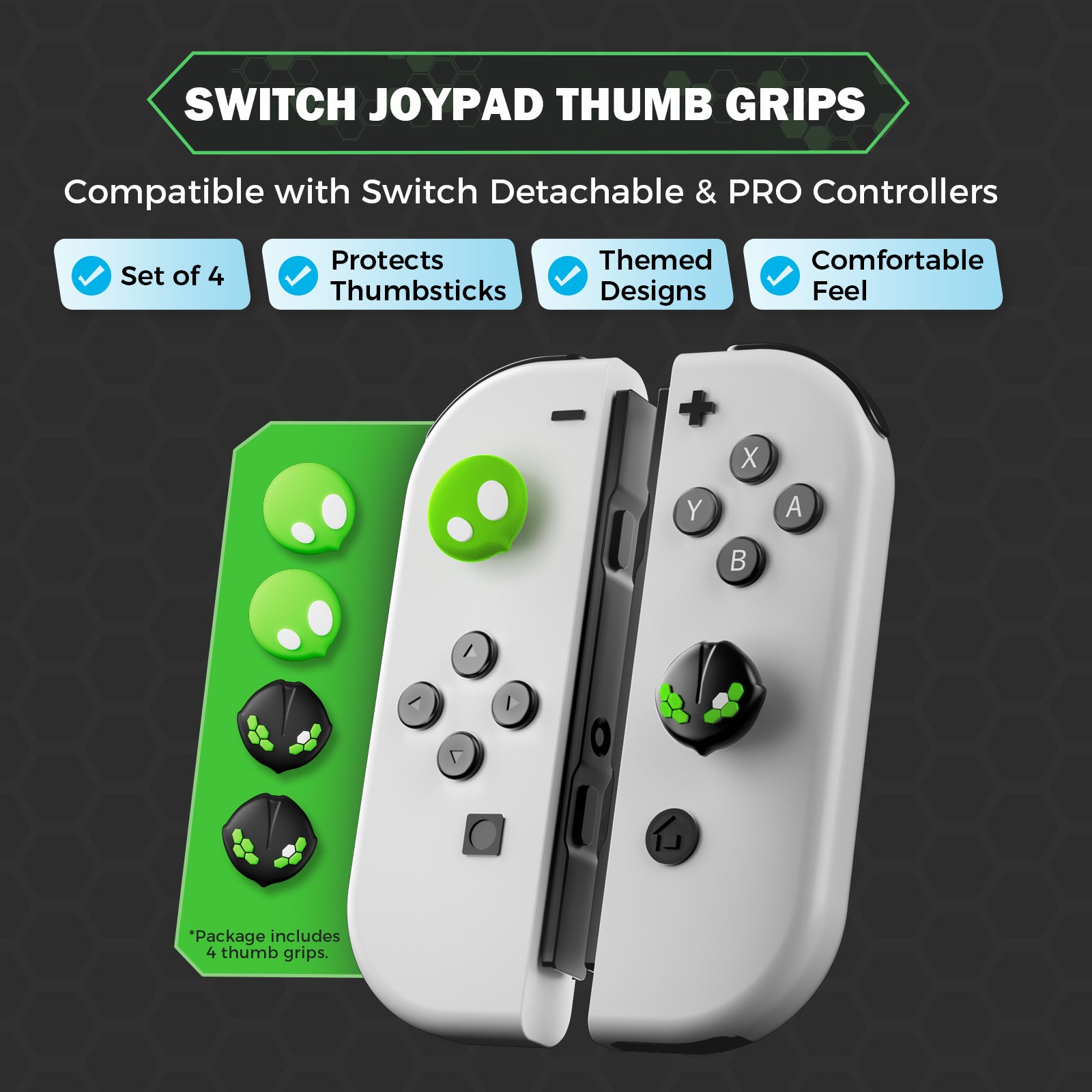 IINE Jormungandr Series for NS OLED/NS / Storage Bag & PC Protection Case & Thumb Grips