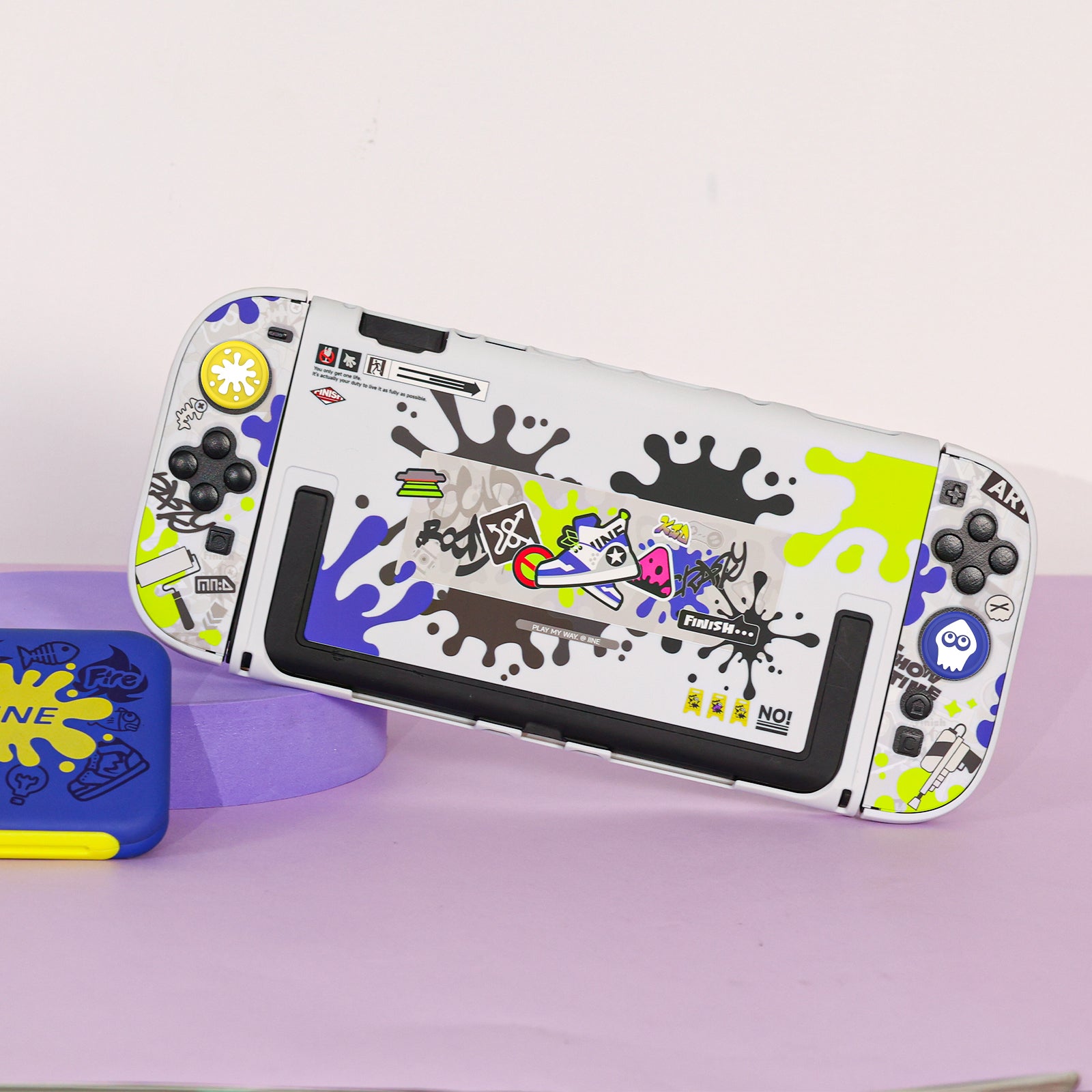 IINE Mario & Splatoon Game Theme PC Protective Case Set for Switch 2