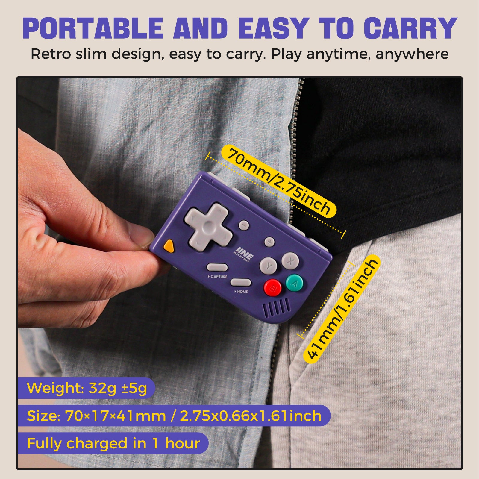 IINE Mini Retro Ananke Gen 2 Controller