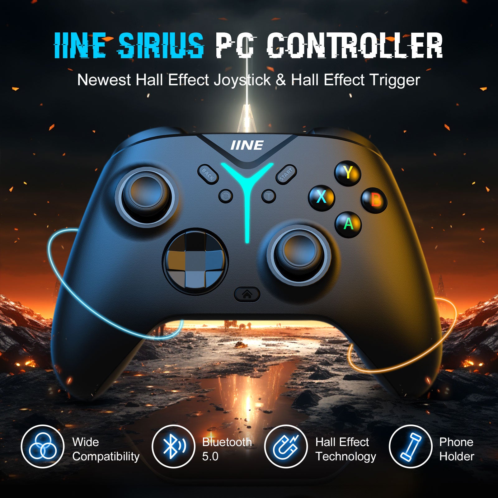 IINE Sirius PC Controller Upgrade Hall Effect
