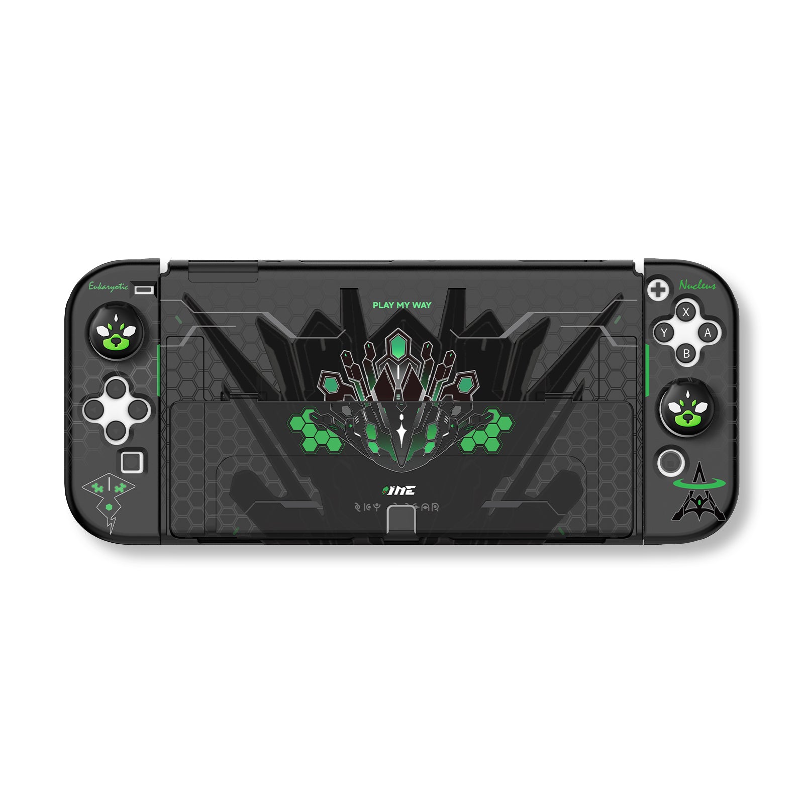 IINE Jormungandr Series for NS OLED/NS / Storage Bag & PC Protection Case & Thumb Grips