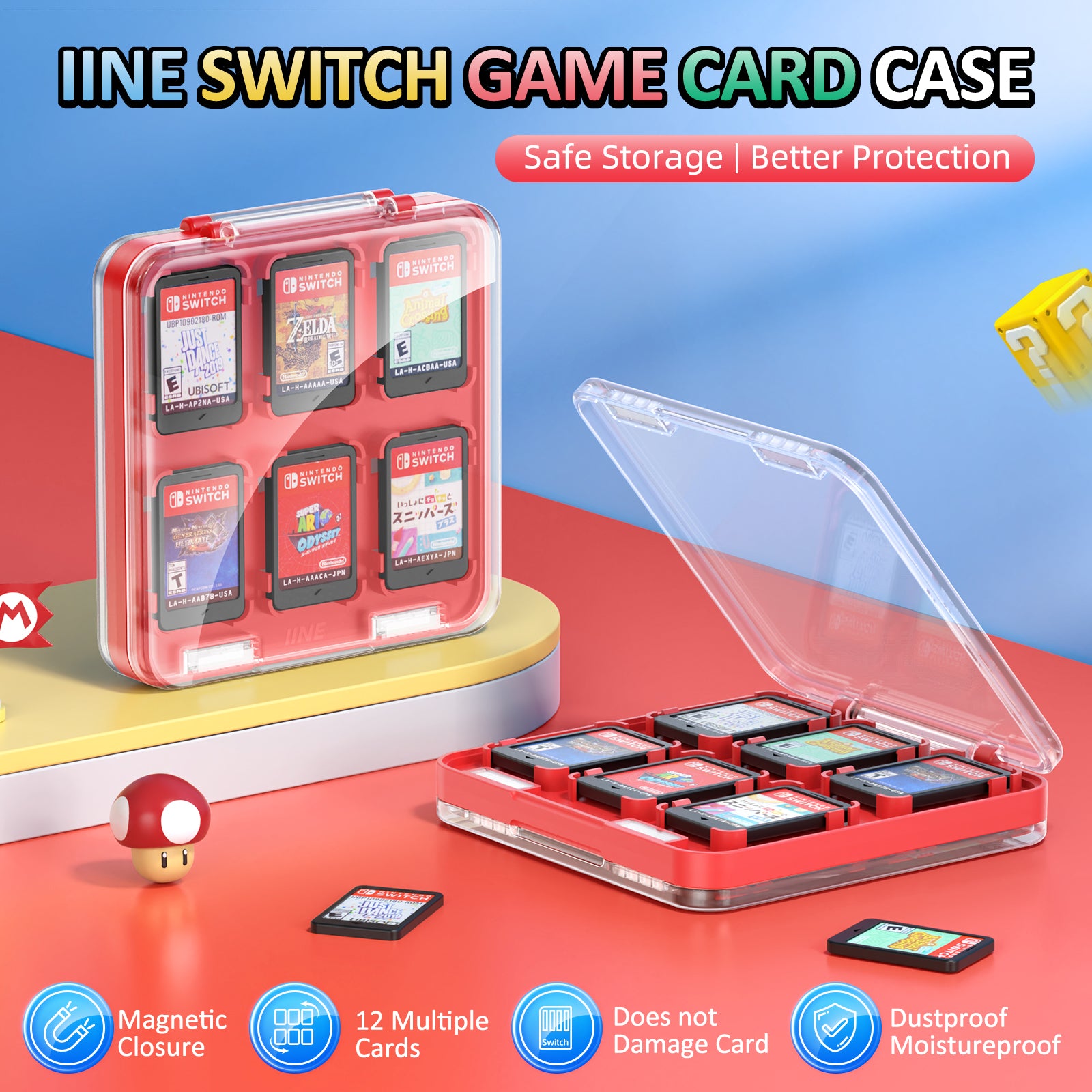 lINE SWITCH GAME CARD CASE