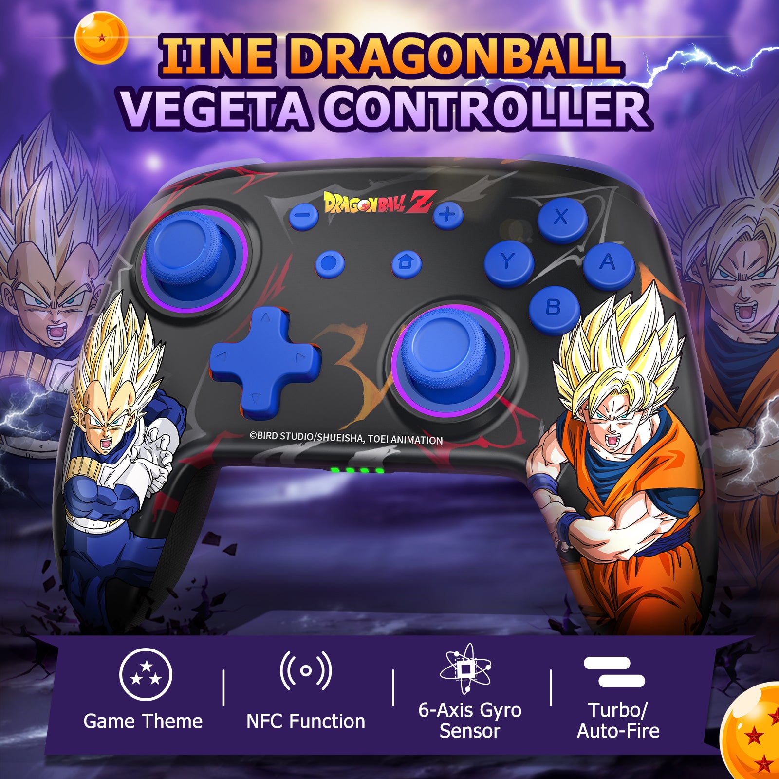 IINE DragonBall Z Vegeta Wireless Controller
