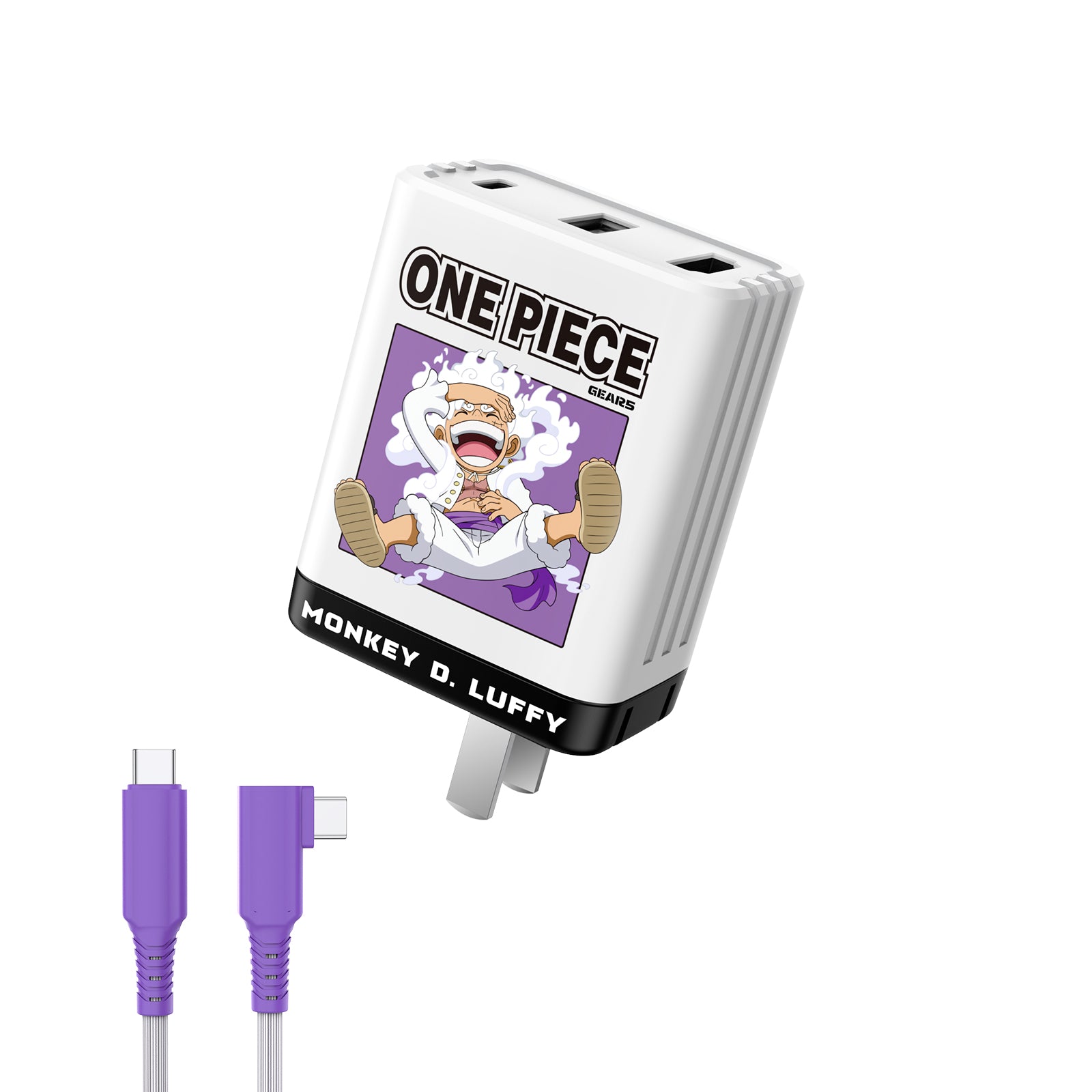 IINE 65W Cartoon Gallium Nitride HDMI Video Converter for NS/Steam Deck/ROG Ally