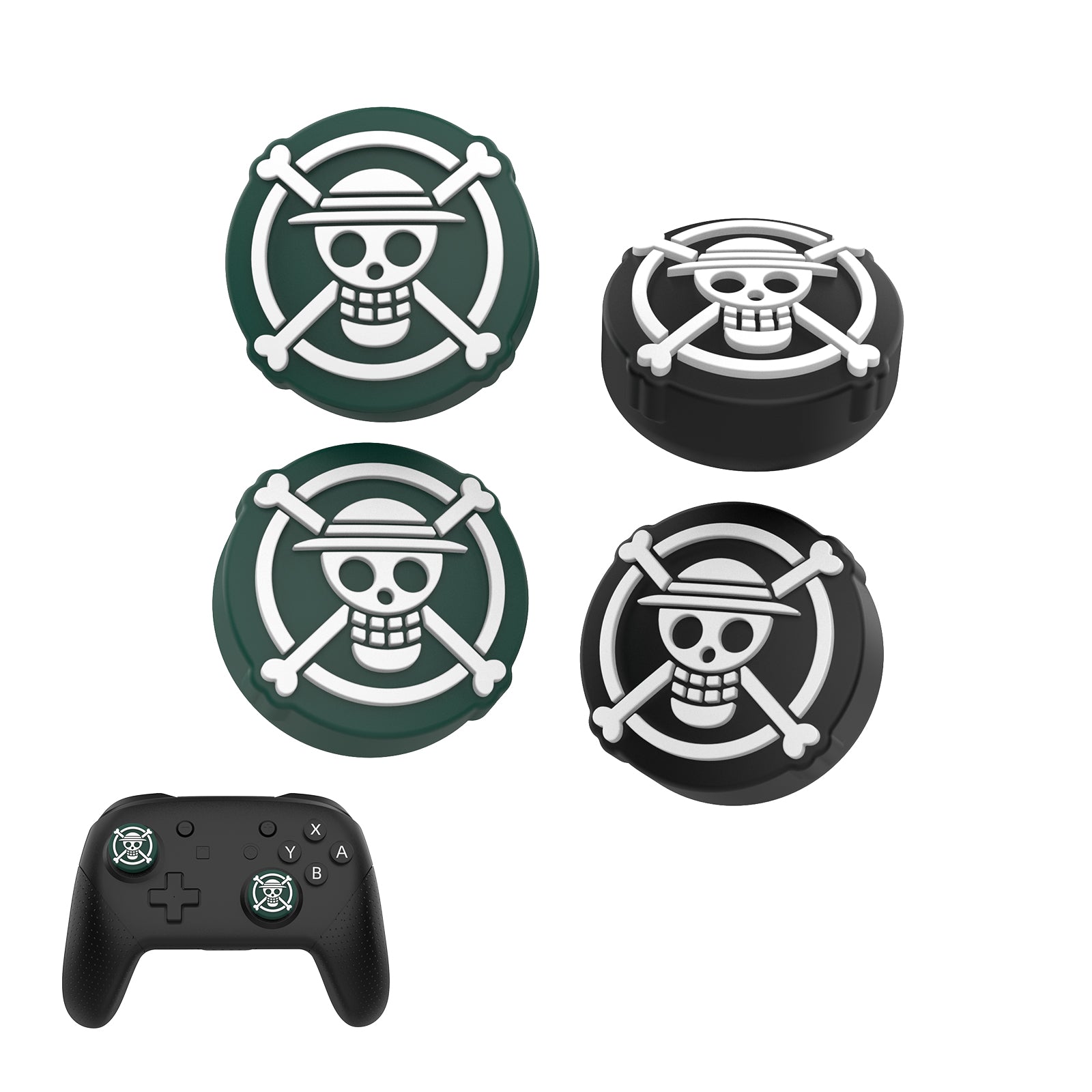 IINE Cartoon Silicone Thumb Grip Caps for Nintendo Switch