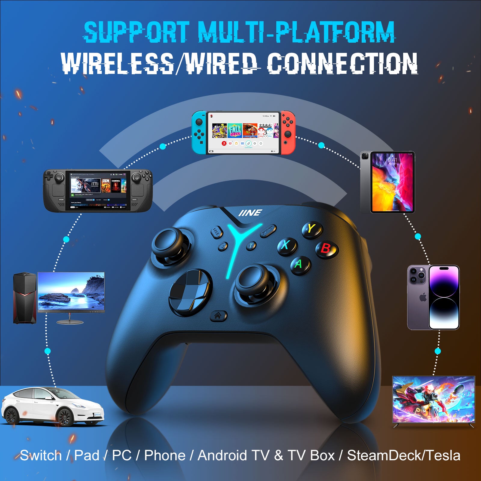 IINE Sirius PC Controller Upgrade Hall Effect