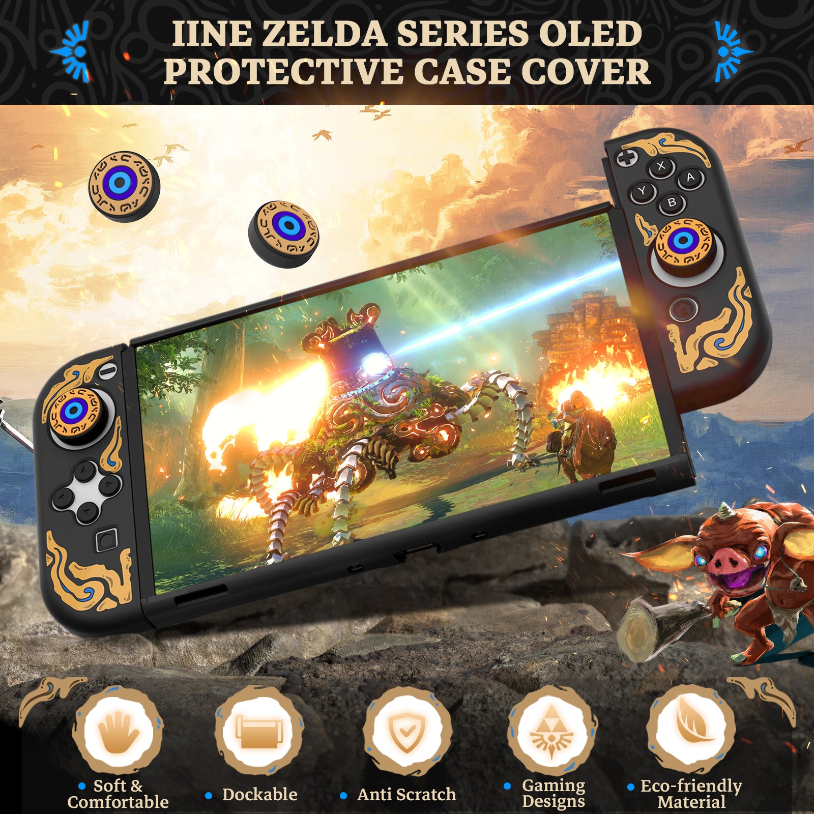 IINE Gaming Designs Switch OLED Protective Case