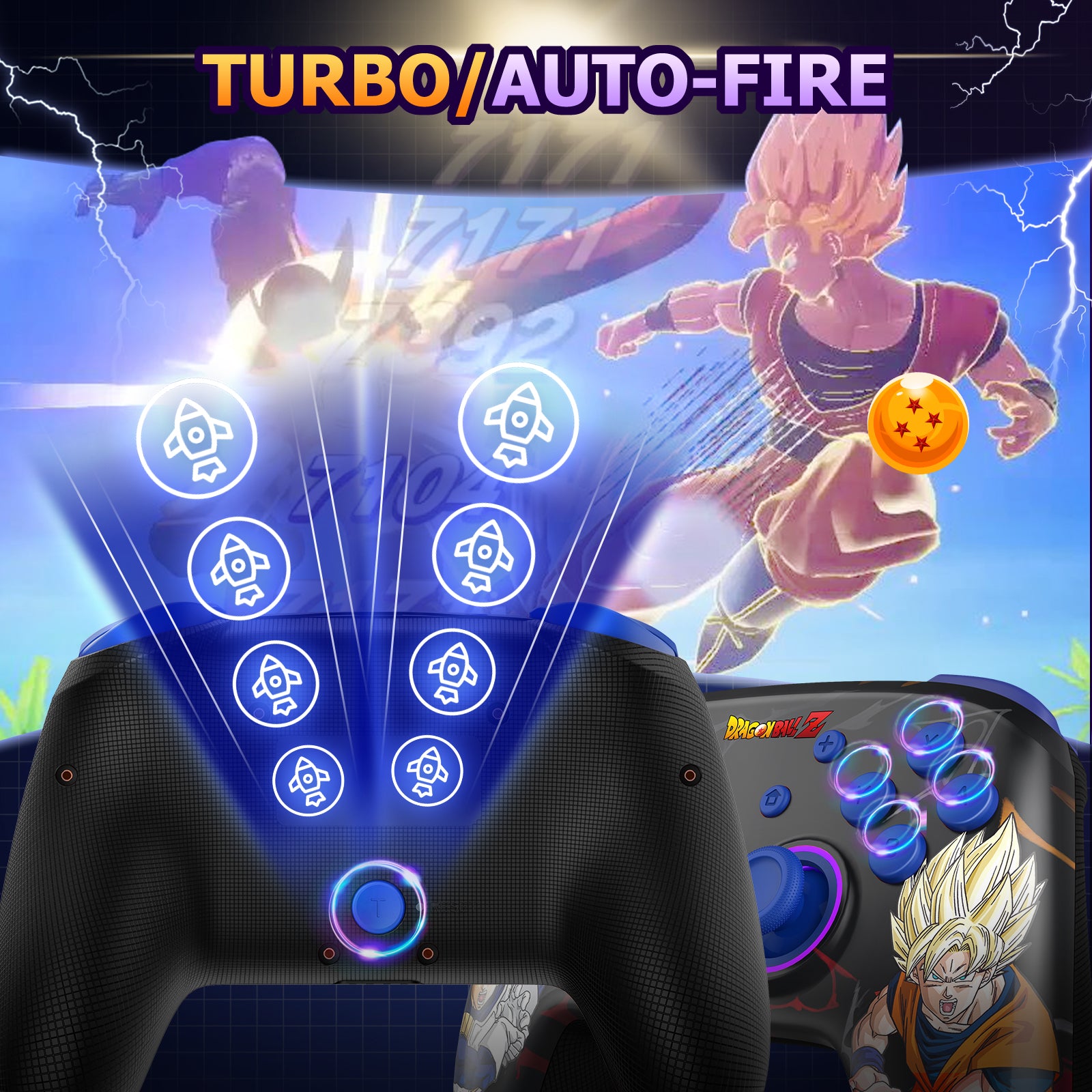 IINE DragonBall Z Vegeta Wireless Controller