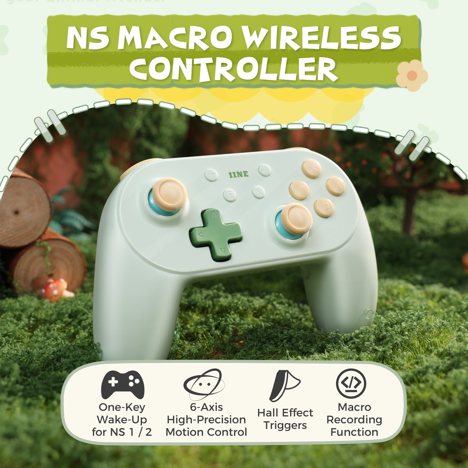 Island Dream Themed Accessories Series for Switch2/Switch1 – Cozy Protective Case, Carrying Case, Controller