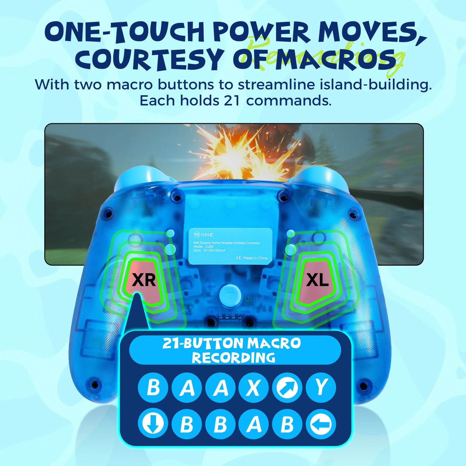 IINE Dreamy Home Paradise Series: PRO Controller & Protective Case & Game Card Case