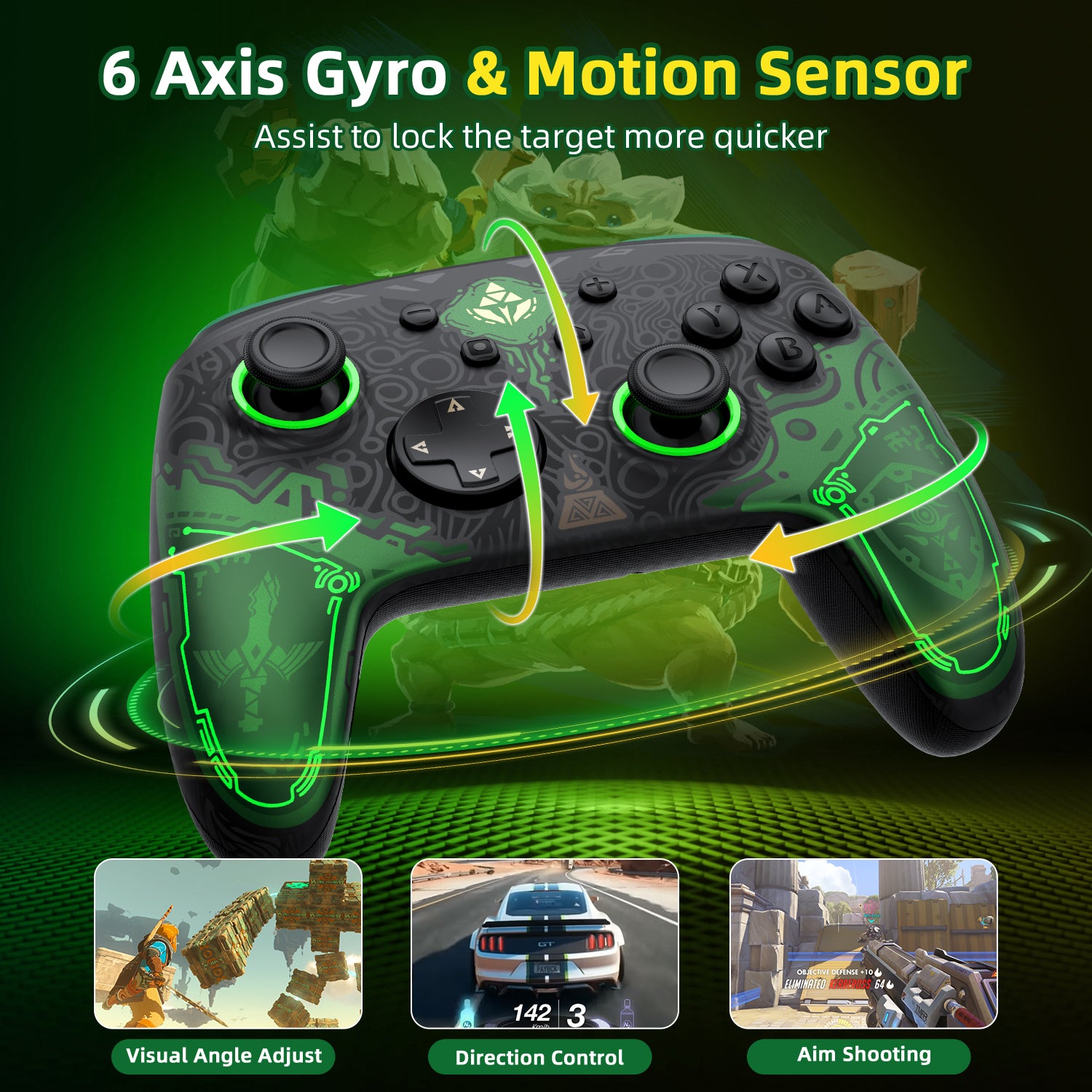 IINE Falcon Zelda Pro Controller