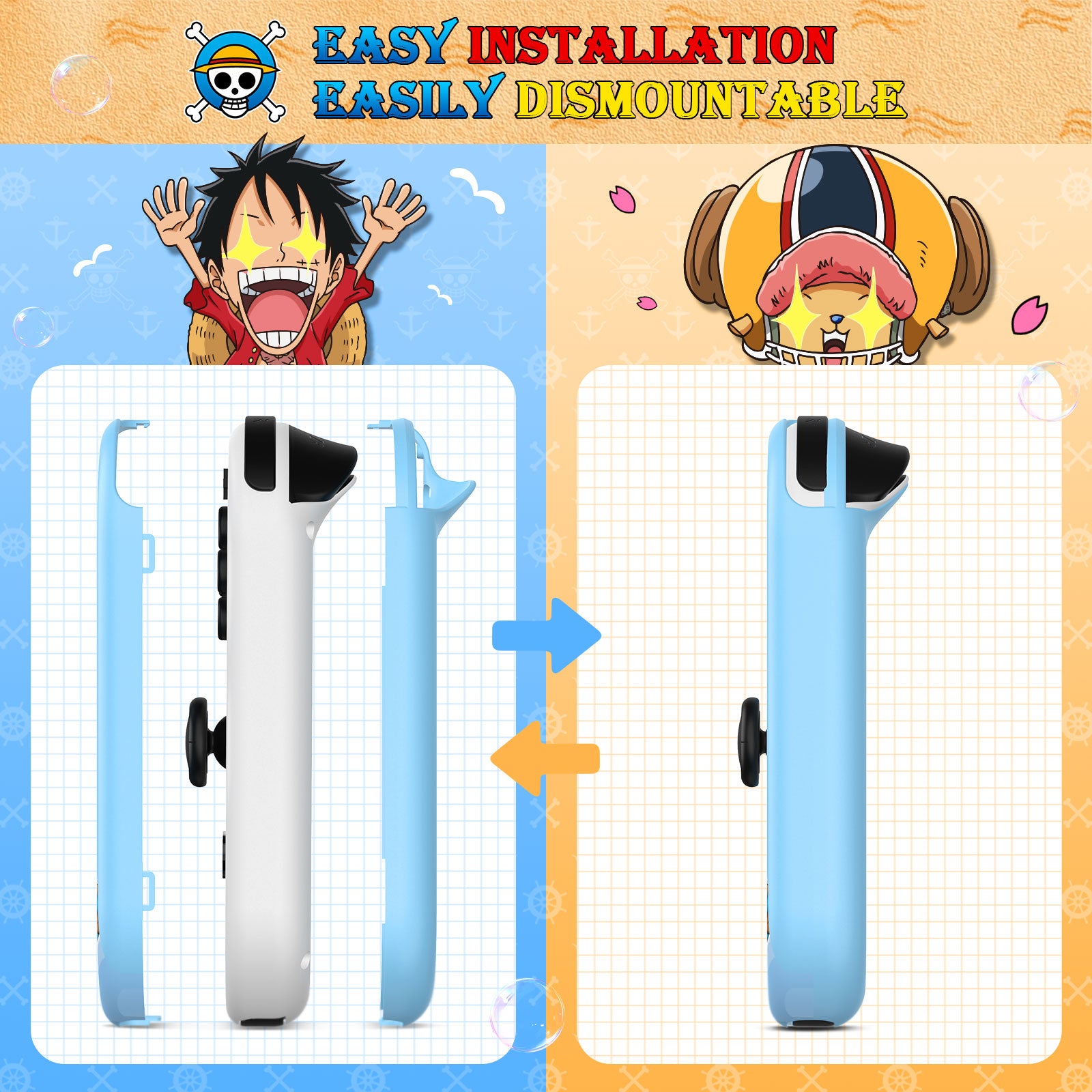 IINE Cartoon Protective Case Cover OLED Console for Nintendo Switch OLED