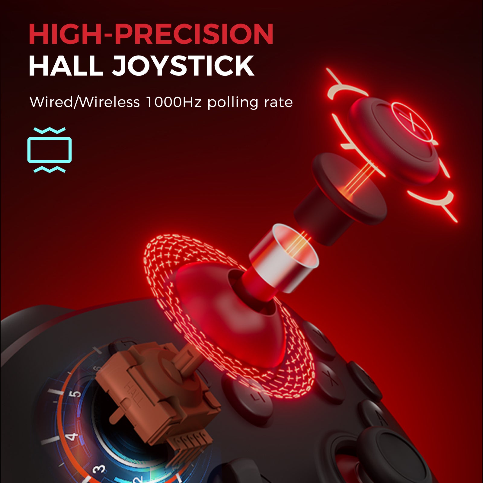 IINE Hypnos WIireless PC Controller with Hall Joystick&Trigger