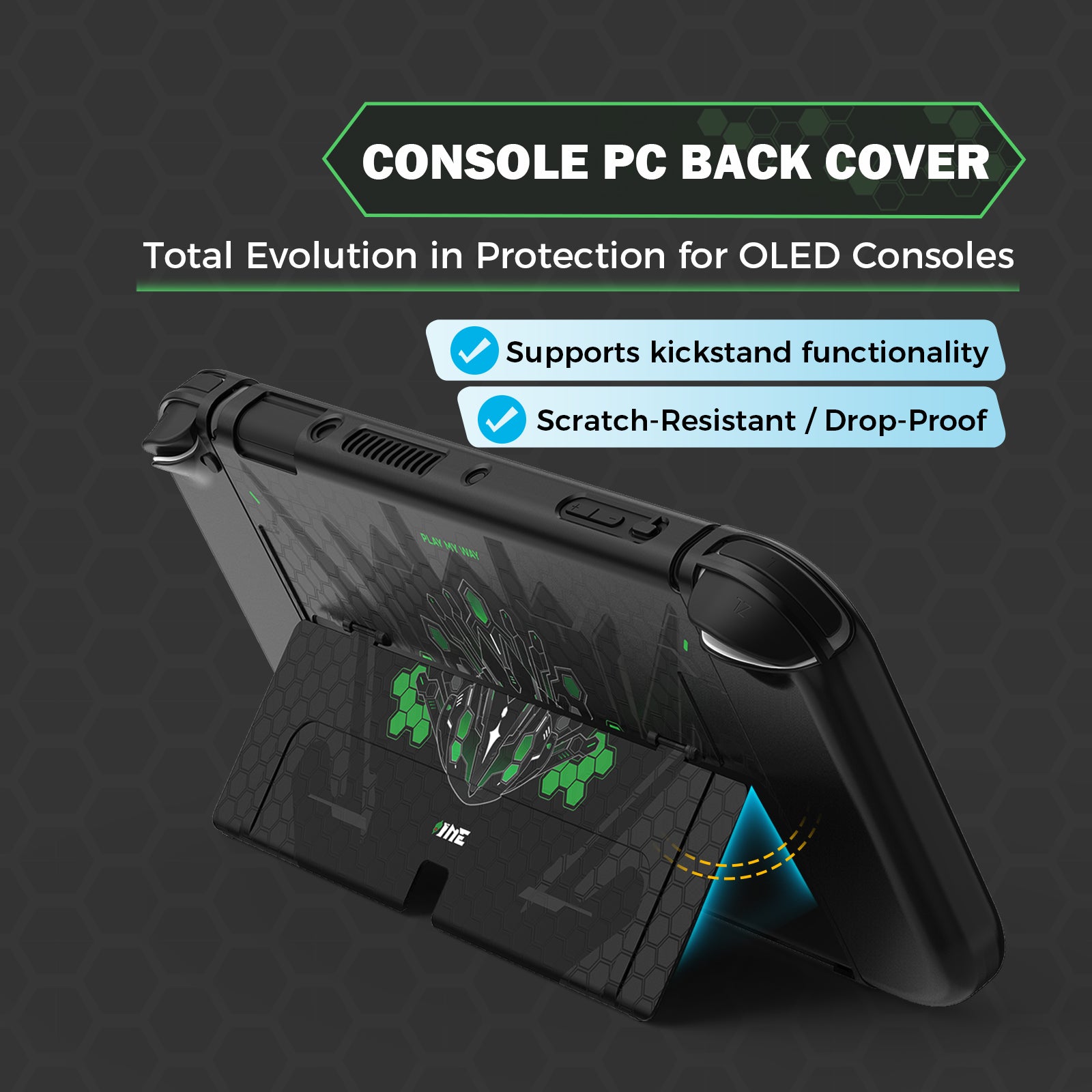IINE Jormungandr Series for NS OLED/NS / Storage Bag & PC Protection Case & Thumb Grips
