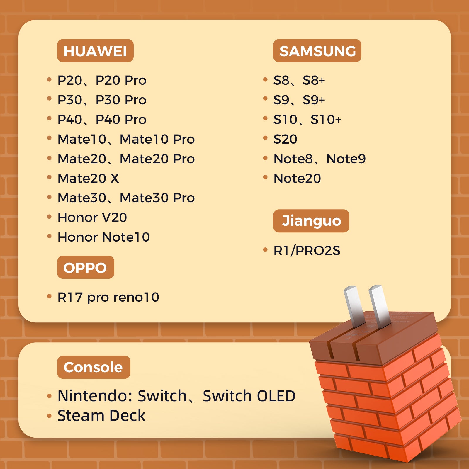 IINE 2-in-1 Mini 20W Charging & Video Converter for Switch 4K30HZ 1080P60HZ
