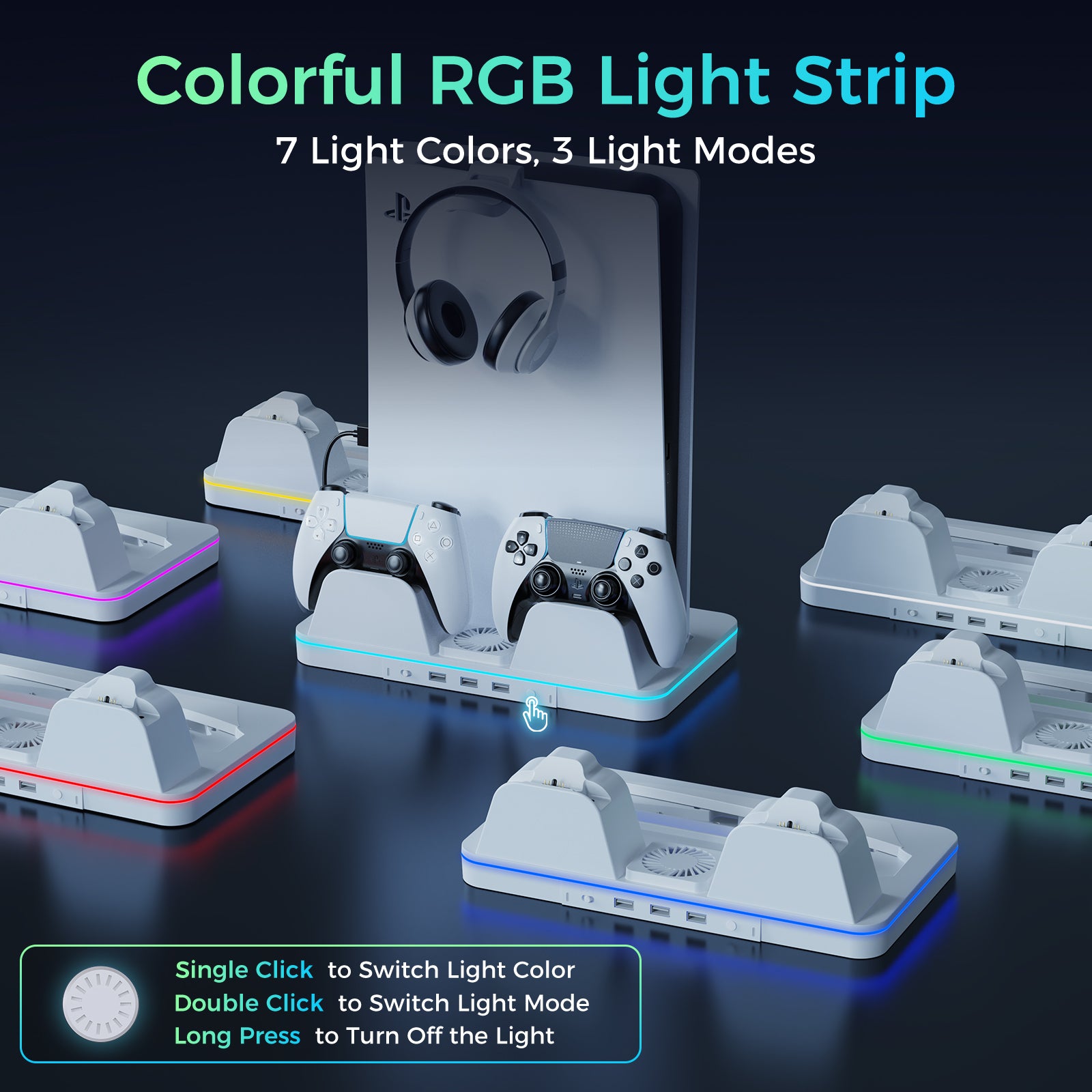 IINE Multifunctional Station For PS5/Slim/Pro