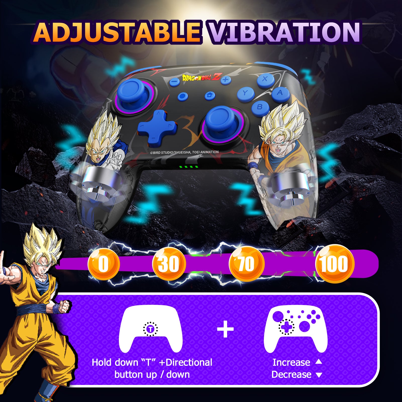 IINE DragonBall Z Vegeta Wireless Controller