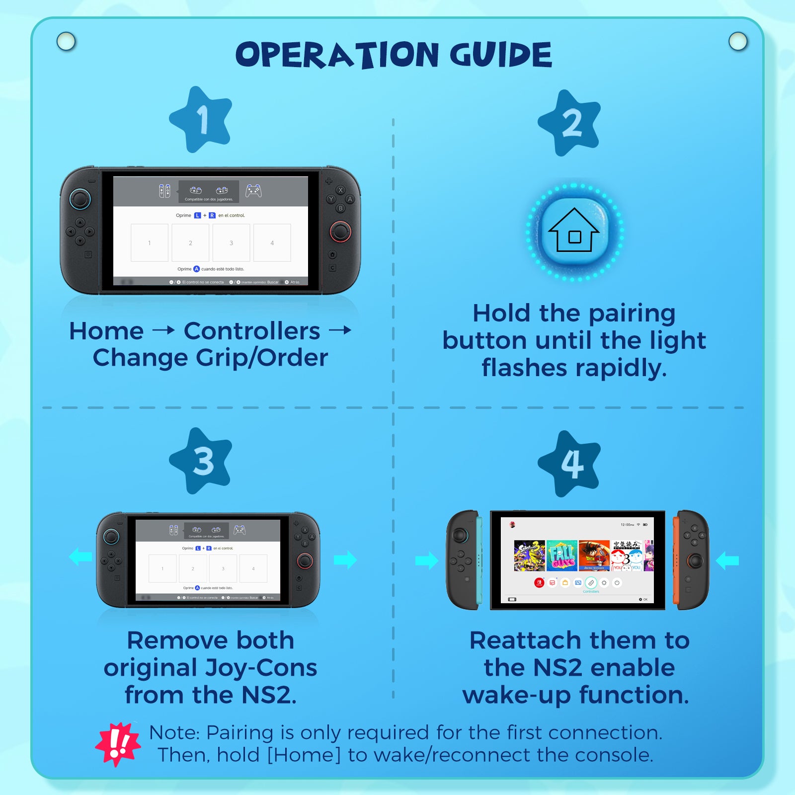 IINE Dreamy Home Paradise Series: PRO Controller & Protective Case & Game Card Case