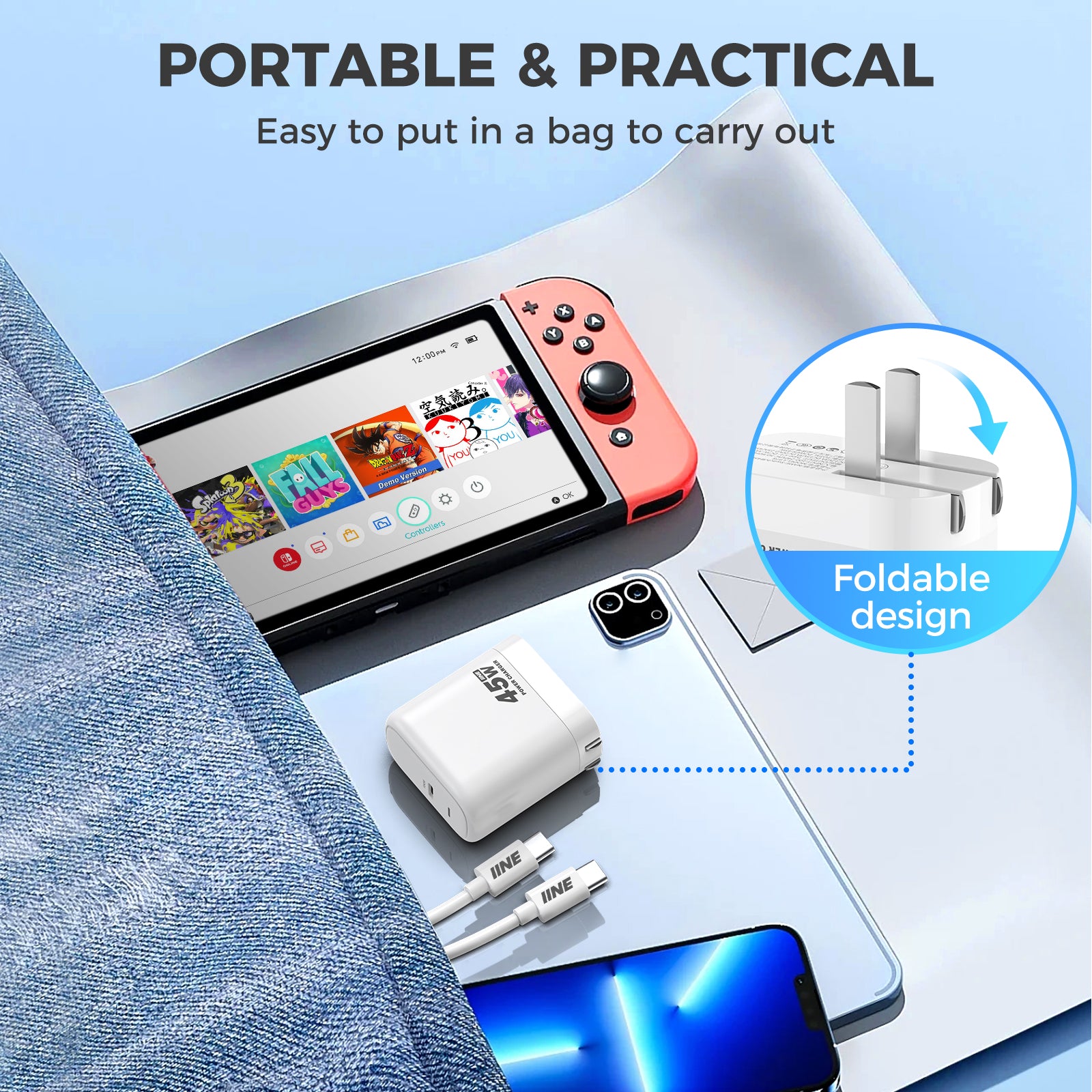 IINE 45W CHARGER FOR SWITCH