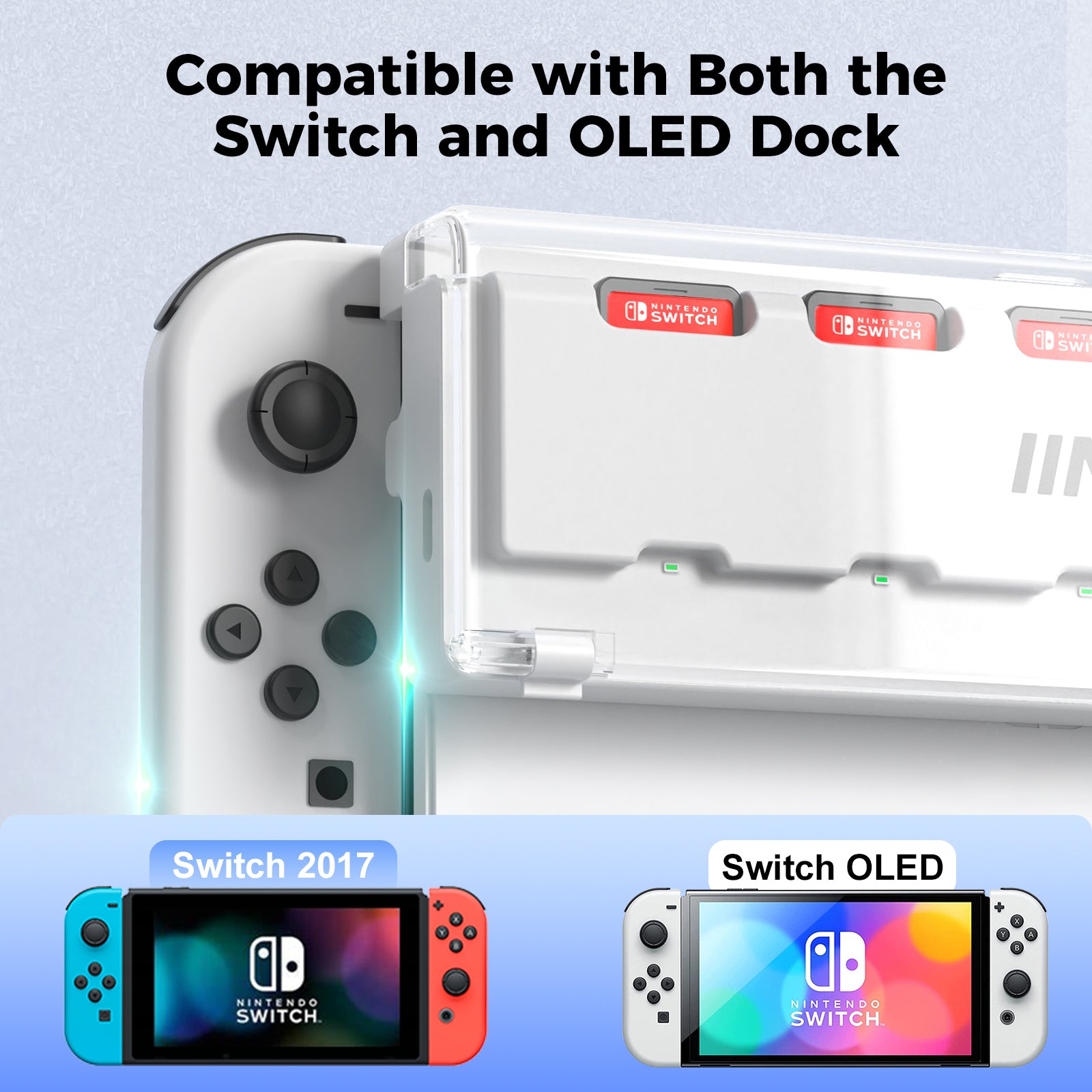 IINE 5-IN-1 Game Cards Switcher for Nintedo Switch/OLED