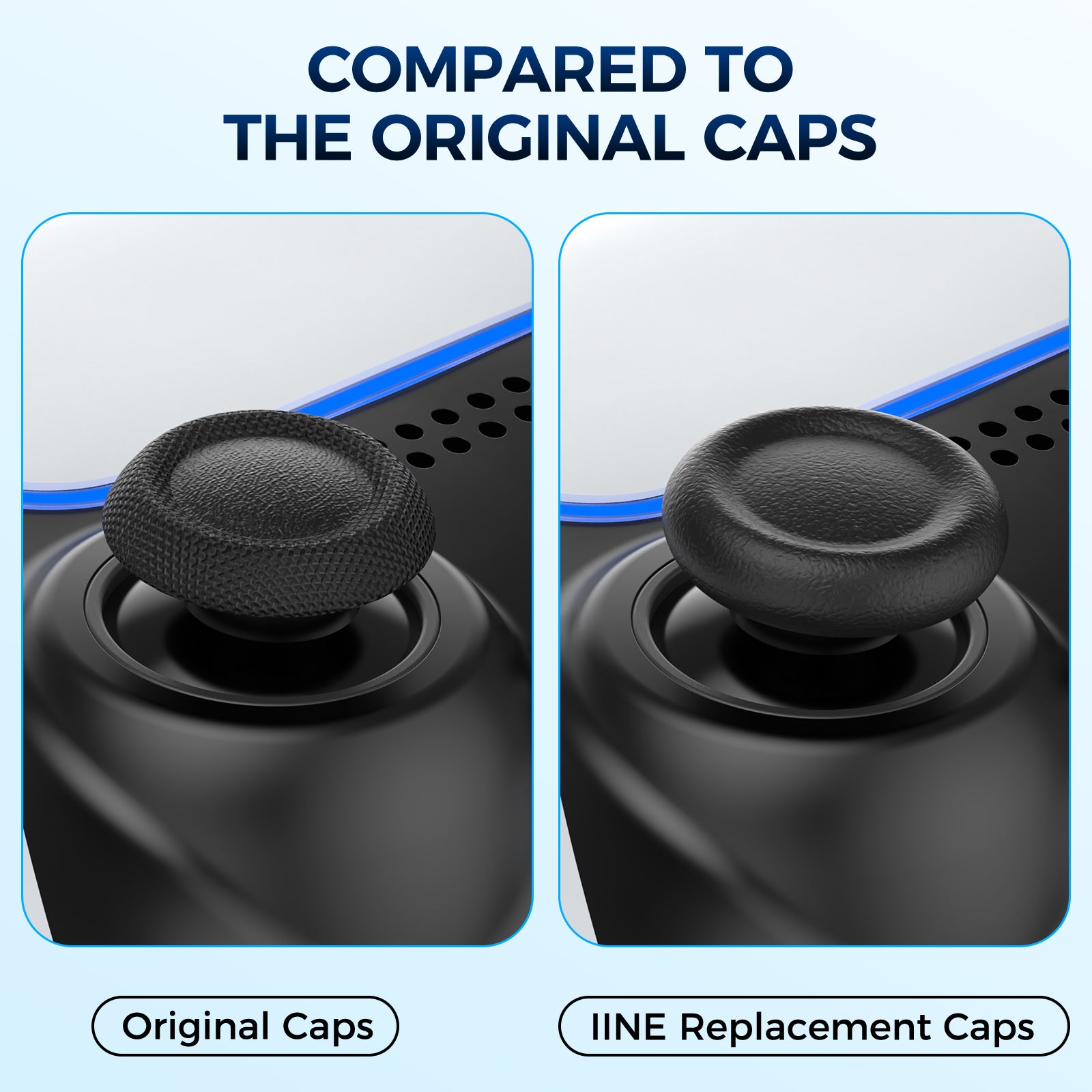 IINE JOYSTICK REPLACEMENT CAPS FOR PS5 /Comfortable Feel ,Easy to install