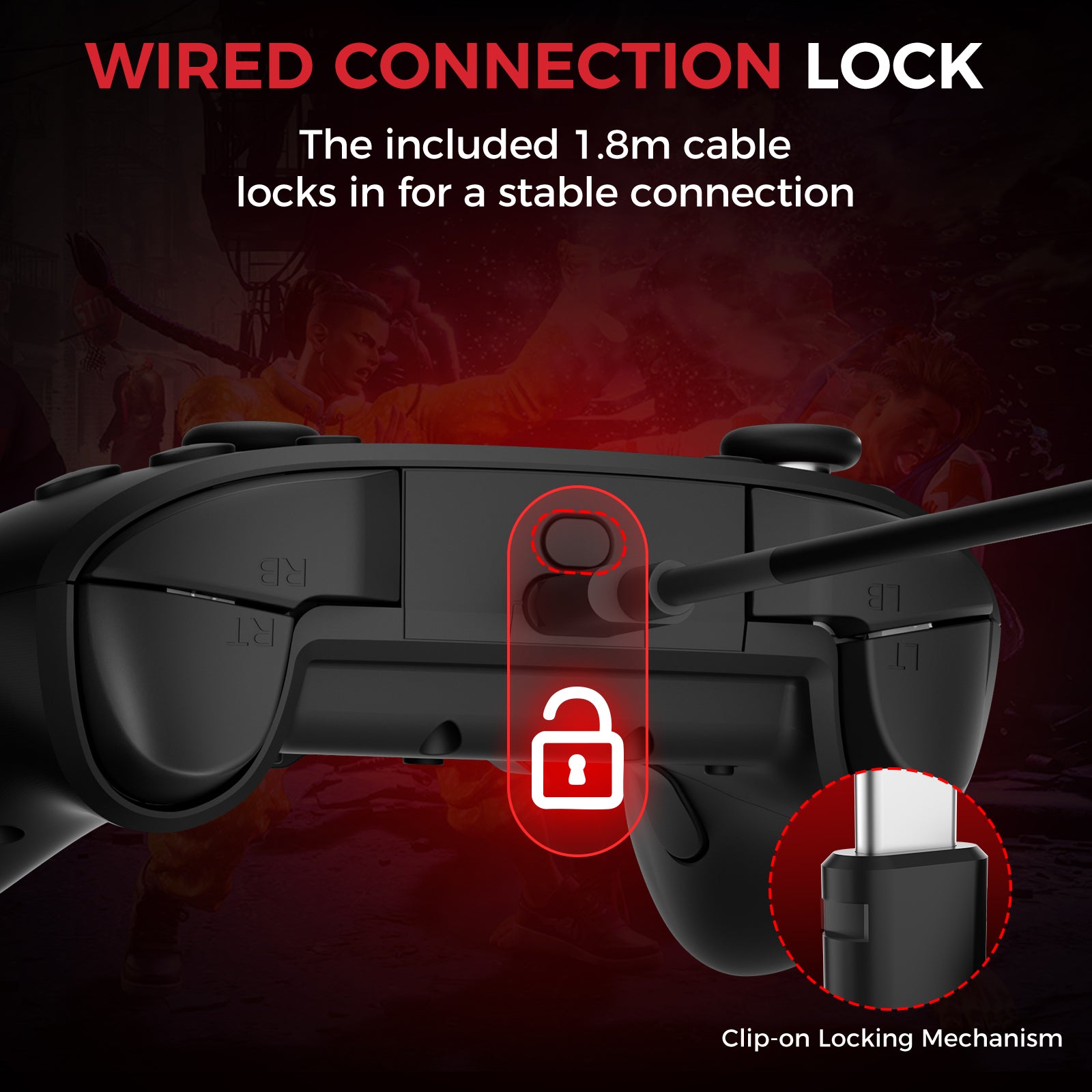 IINE Hypnos WIireless PC Controller with Hall Joystick&Trigger