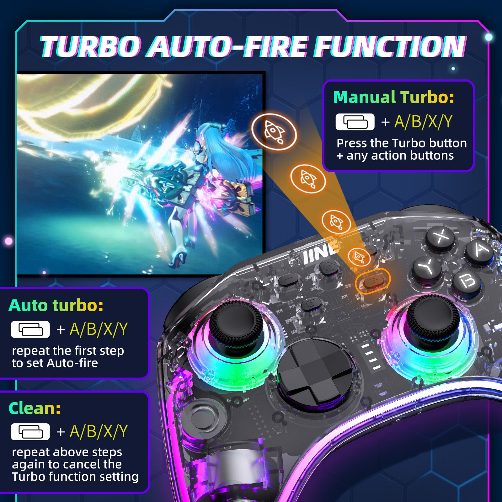 IINE Ares Transparent Wireless Controller