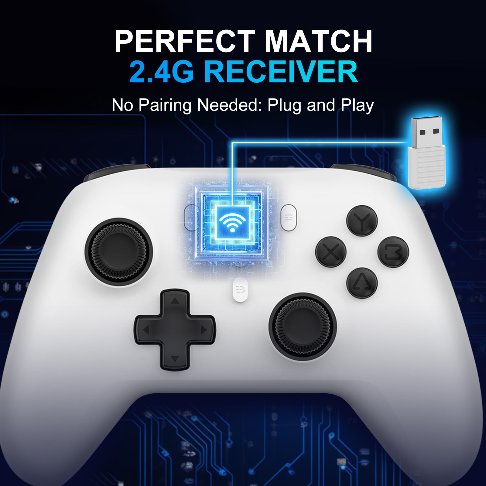 IINE PLUTUS WIRELESS CONTROLLER for PC