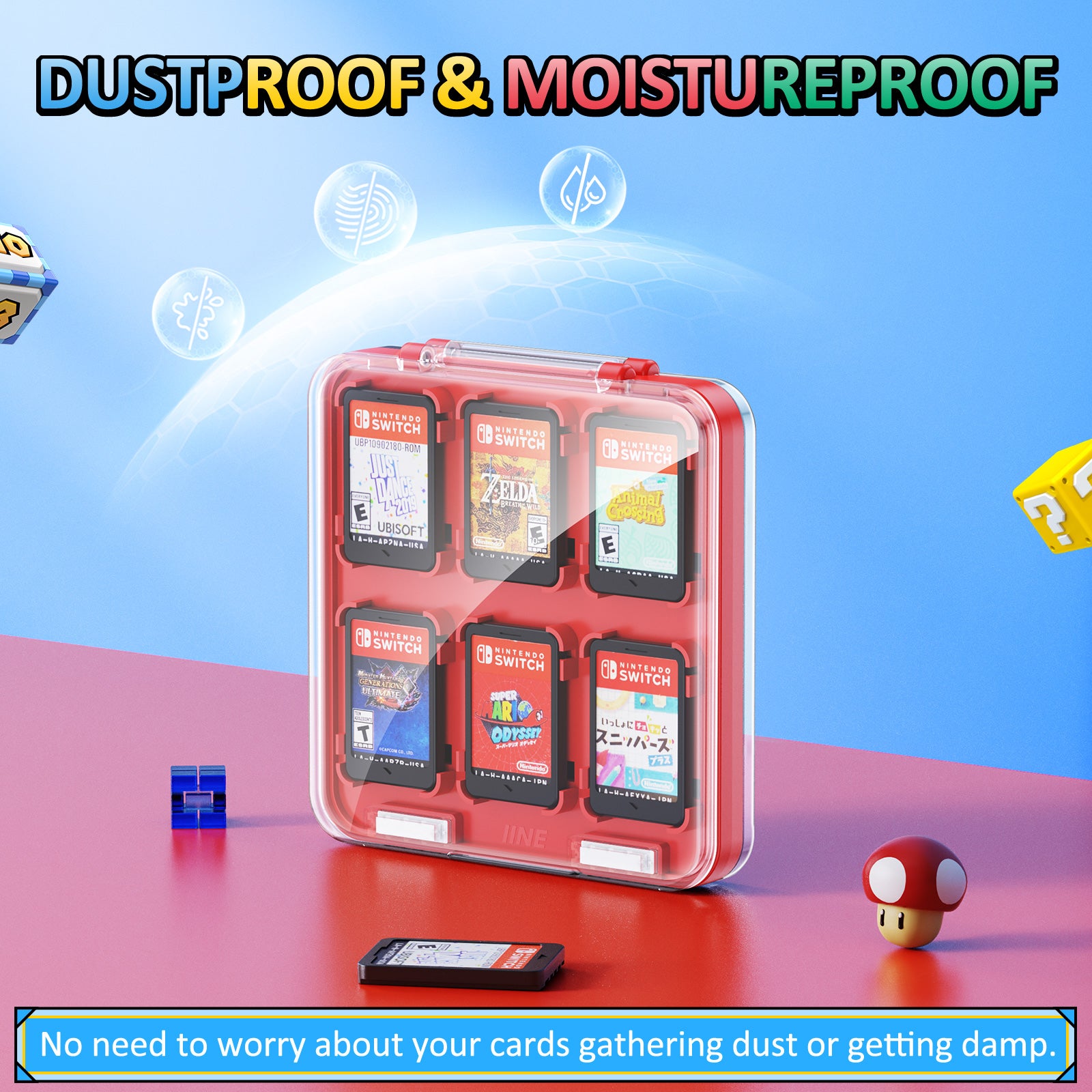 lINE SWITCH GAME CARD CASE