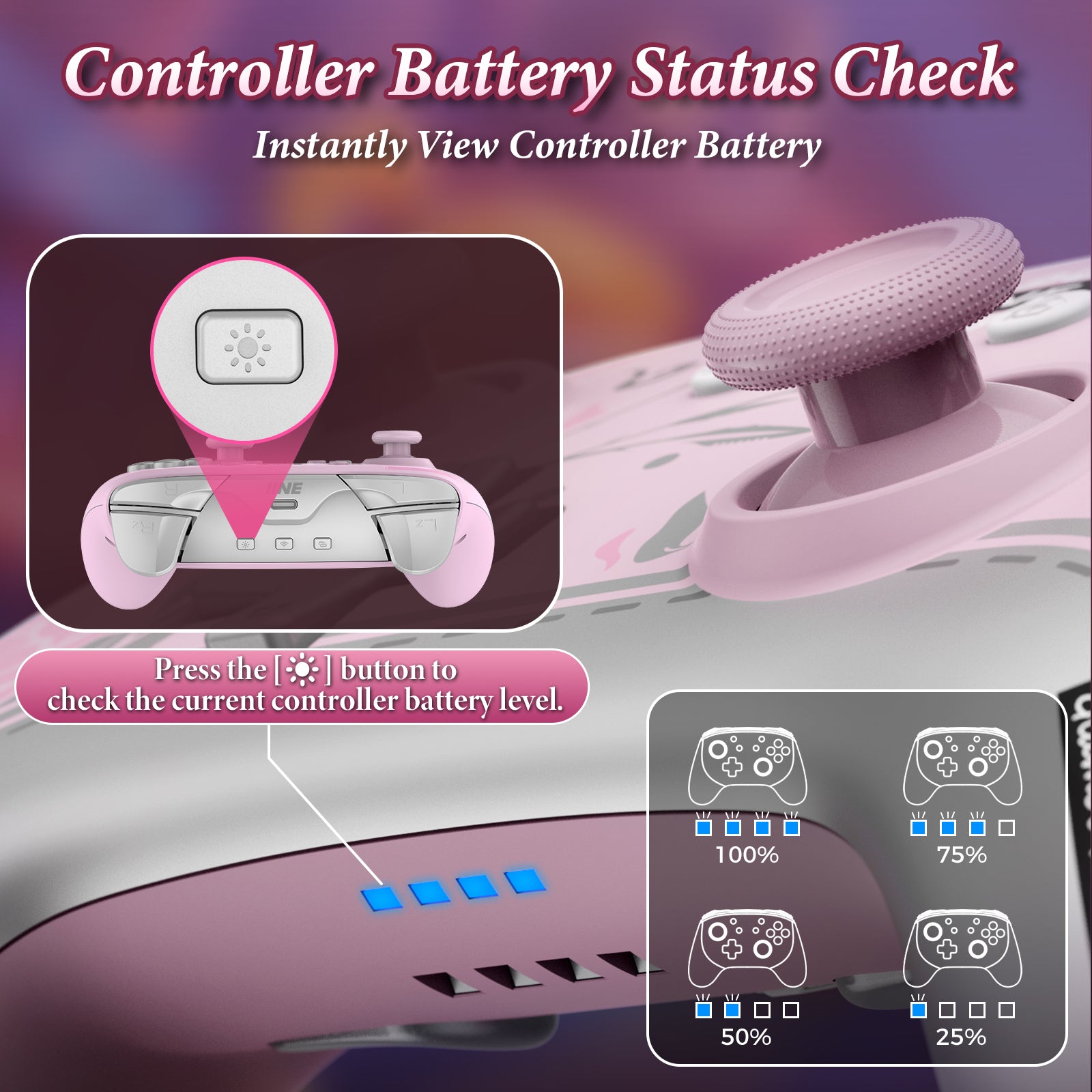 IINE Aphrodite's Bloom Wireless Controller with Charging Dock