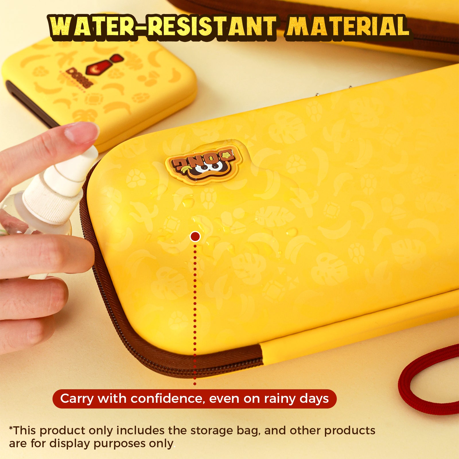 IINE Banana Hero Protective Case & Tempered Glass Film & Storage Bag & Game Card Case for Switch 2