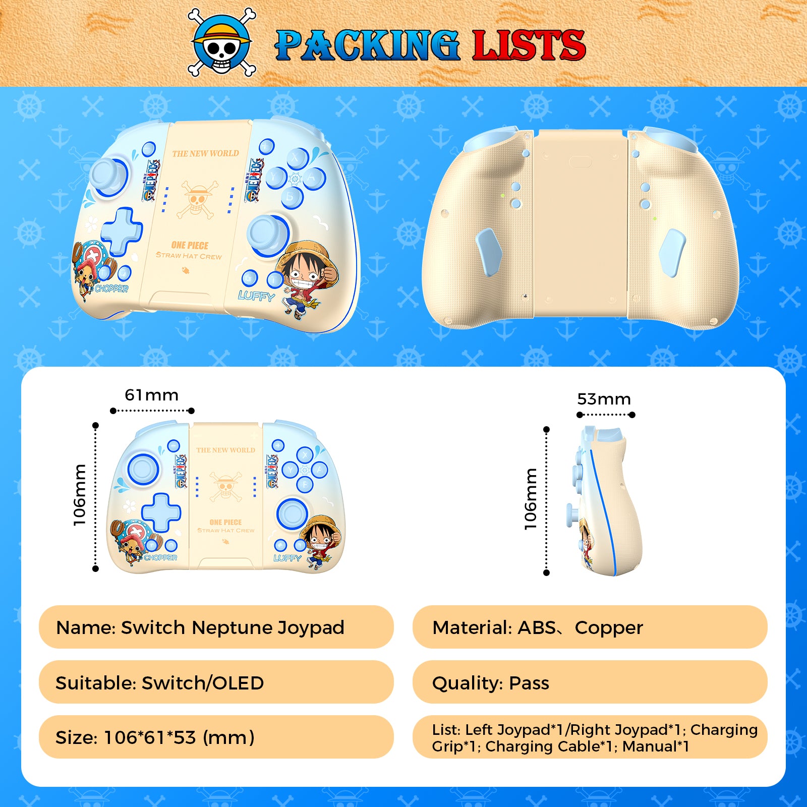 IINE Nintendo Switch Elite Cartoon Joypad for Nintendo Switch/lite/OLED