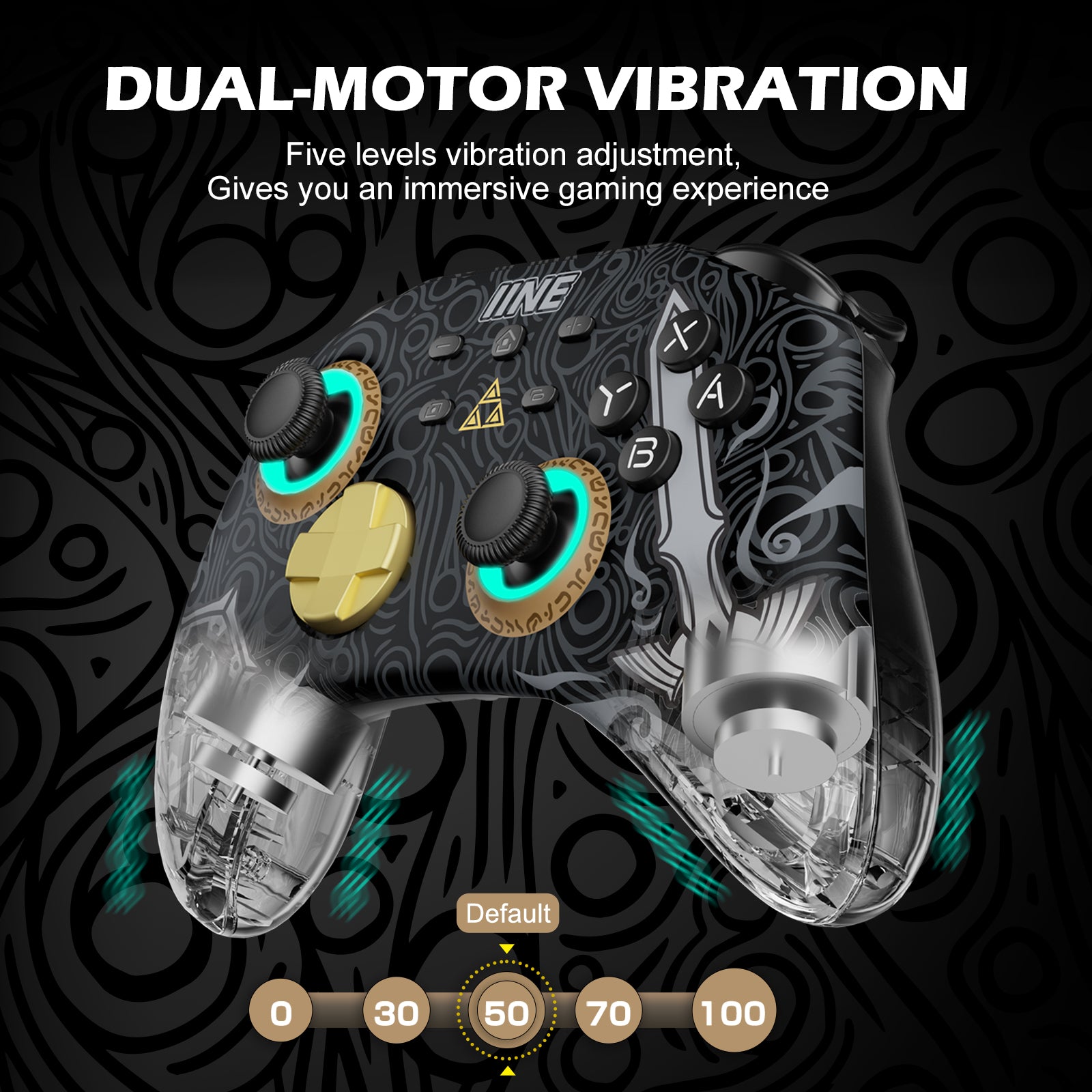 IINE Zelda Triforce Designs Game Accessories for Nintendo Switch