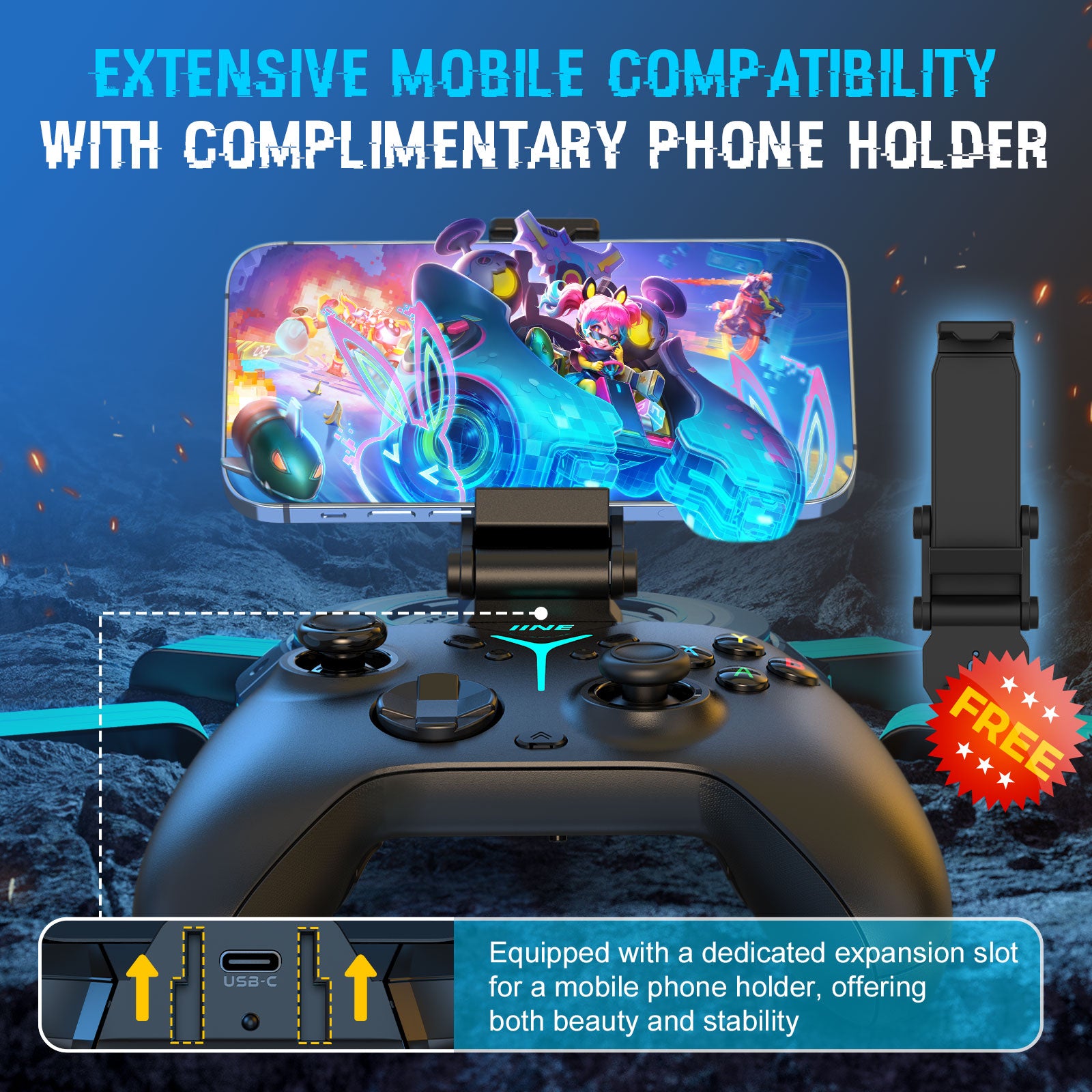 IINE Sirius PC Controller Upgrade Hall Effect