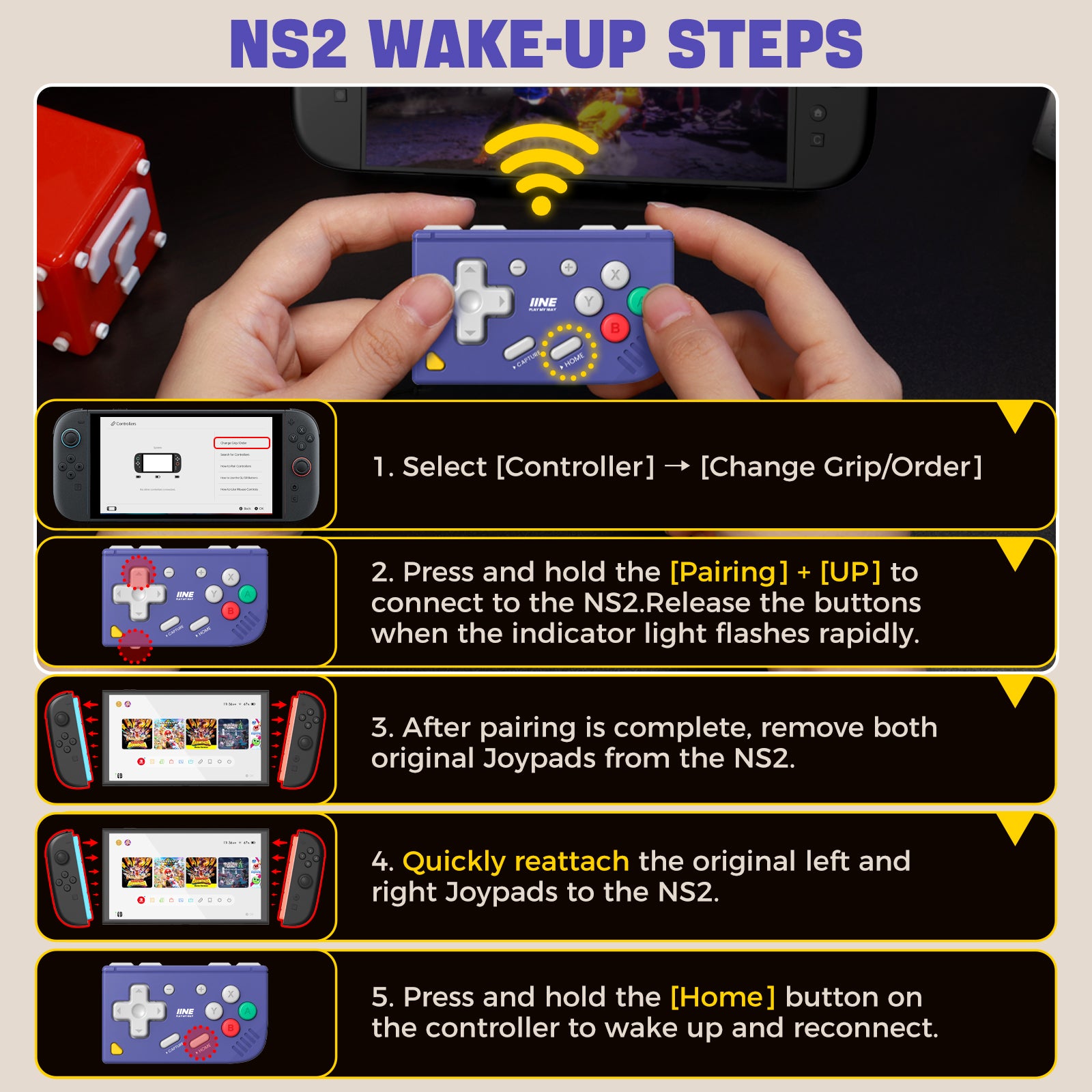 IINE Mini Retro Ananke Gen 2 Controller