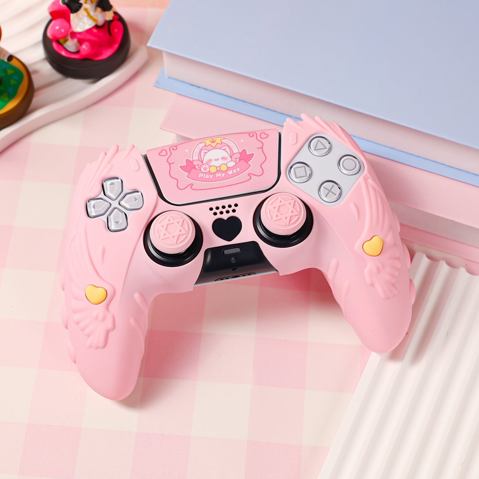 IINE Meow Pact Silicone Protective Case for PS5 Controller