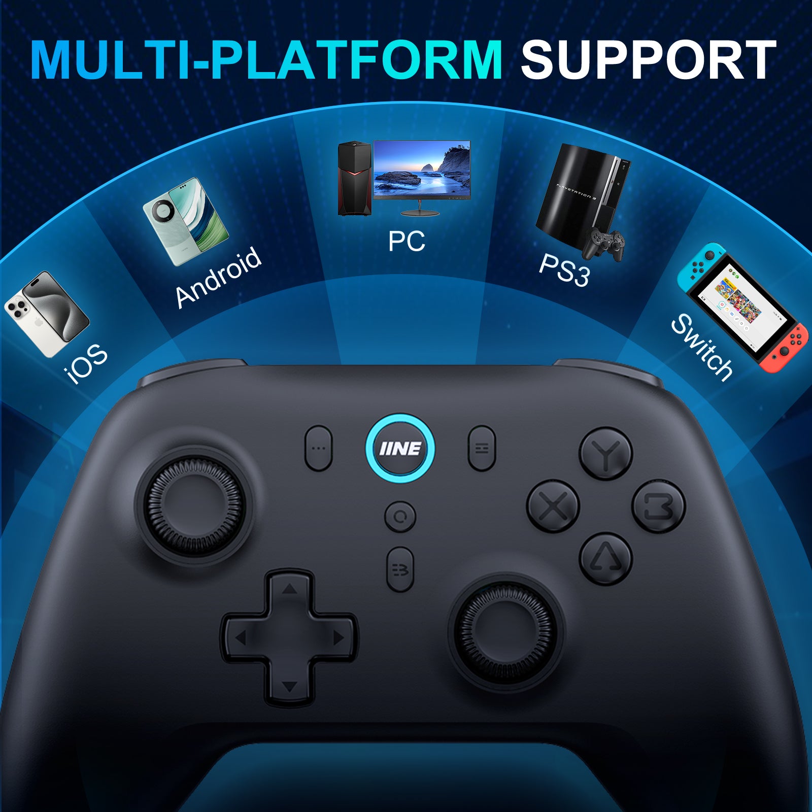 IINE PLUTUS WIRELESS CONTROLLER for PC