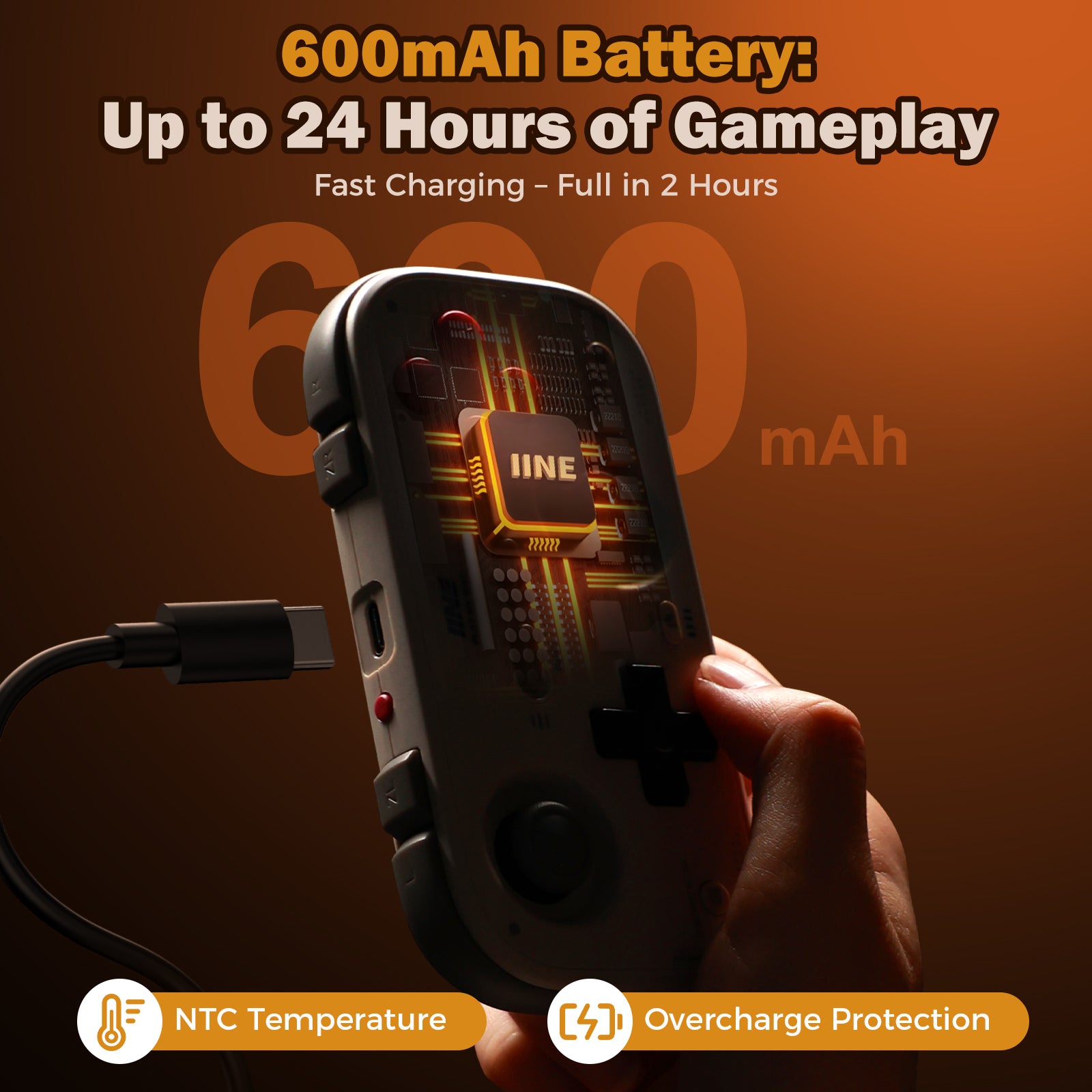 IINE Retro Pocket Chronos Game Controller – Nintendo Layout / Xbox Layout