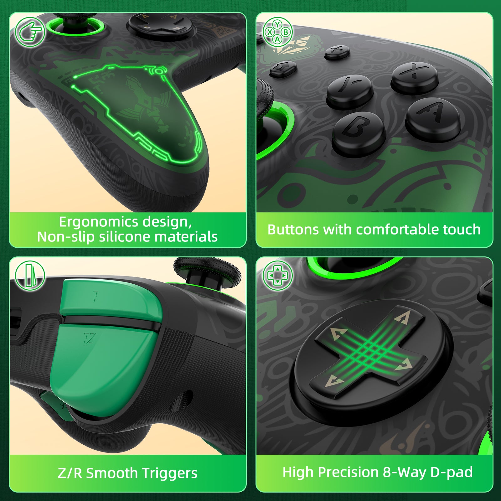 IINE Falcon Zelda Pro Controller