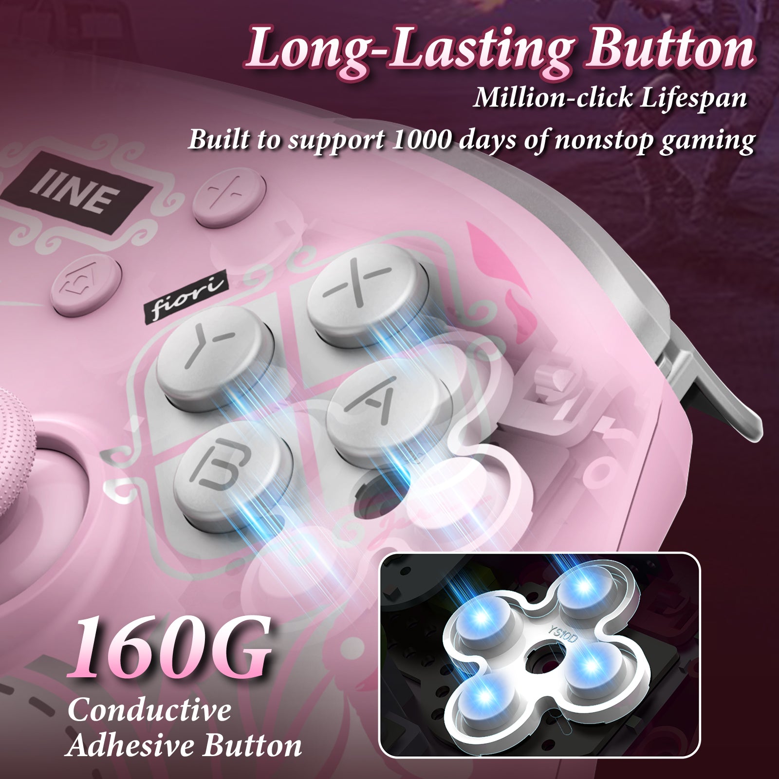 IINE Aphrodite's Bloom Wireless Controller with Charging Dock