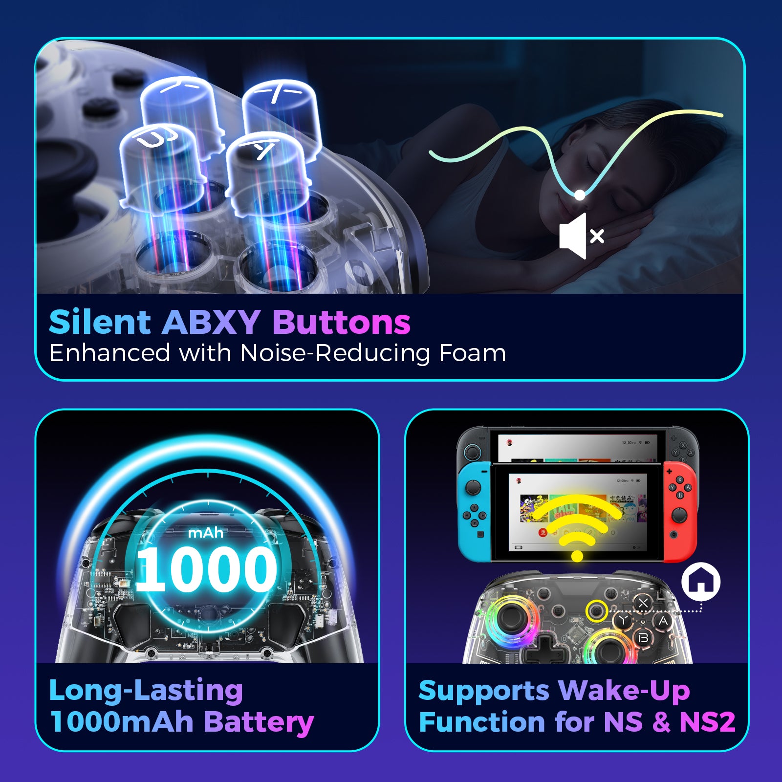 IINE Stella Series Wireless Controller for Switch 2